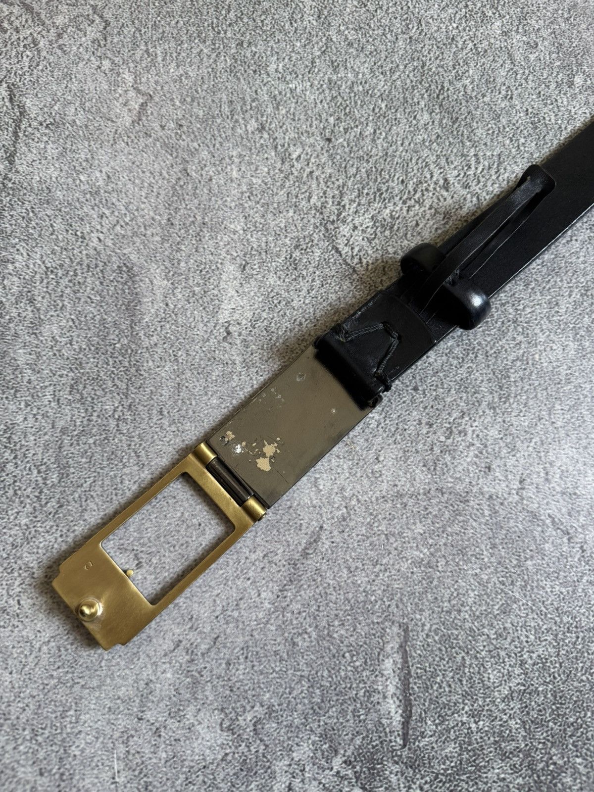 Designer × Jean Paul Gaultier Jean Paul Gaultier black leather Avantgarde belt 90s vintage Size ONE SIZE - 7 Thumbnail