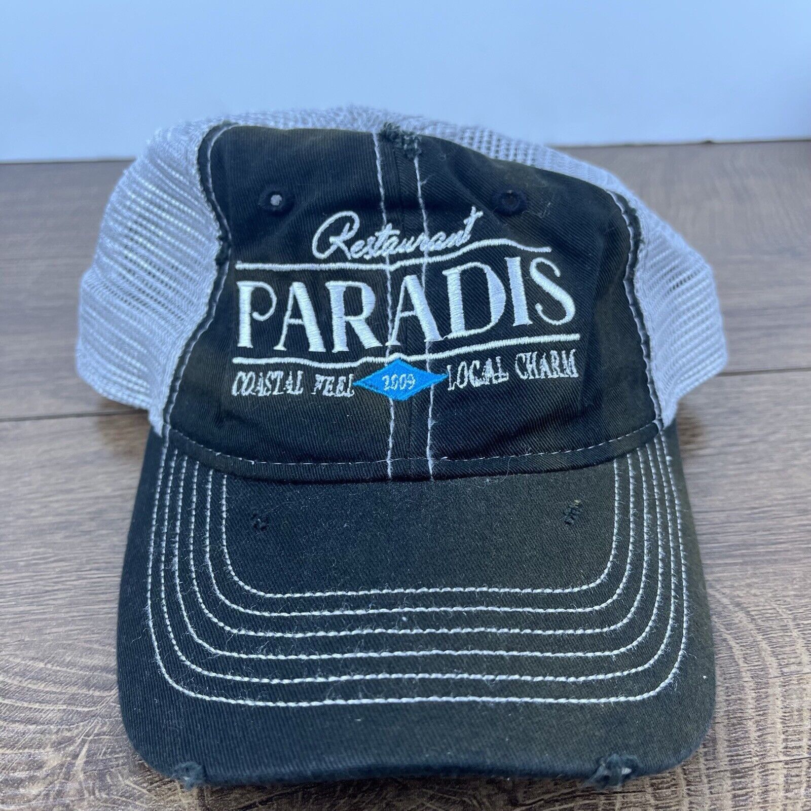 Other Paradis Hat Restaurant Costal Hat Adjustable Hat Black Hat A Size ONE SIZE - 2 Thumbnail