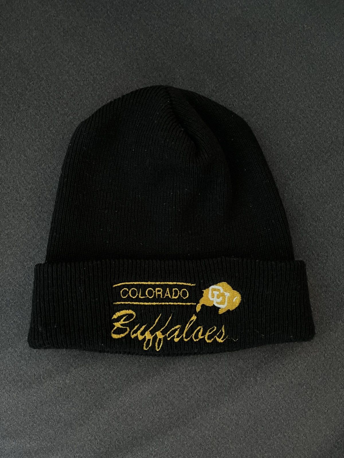 Vintage 90s *Rare* Colorado Buffaloes Script Beanie