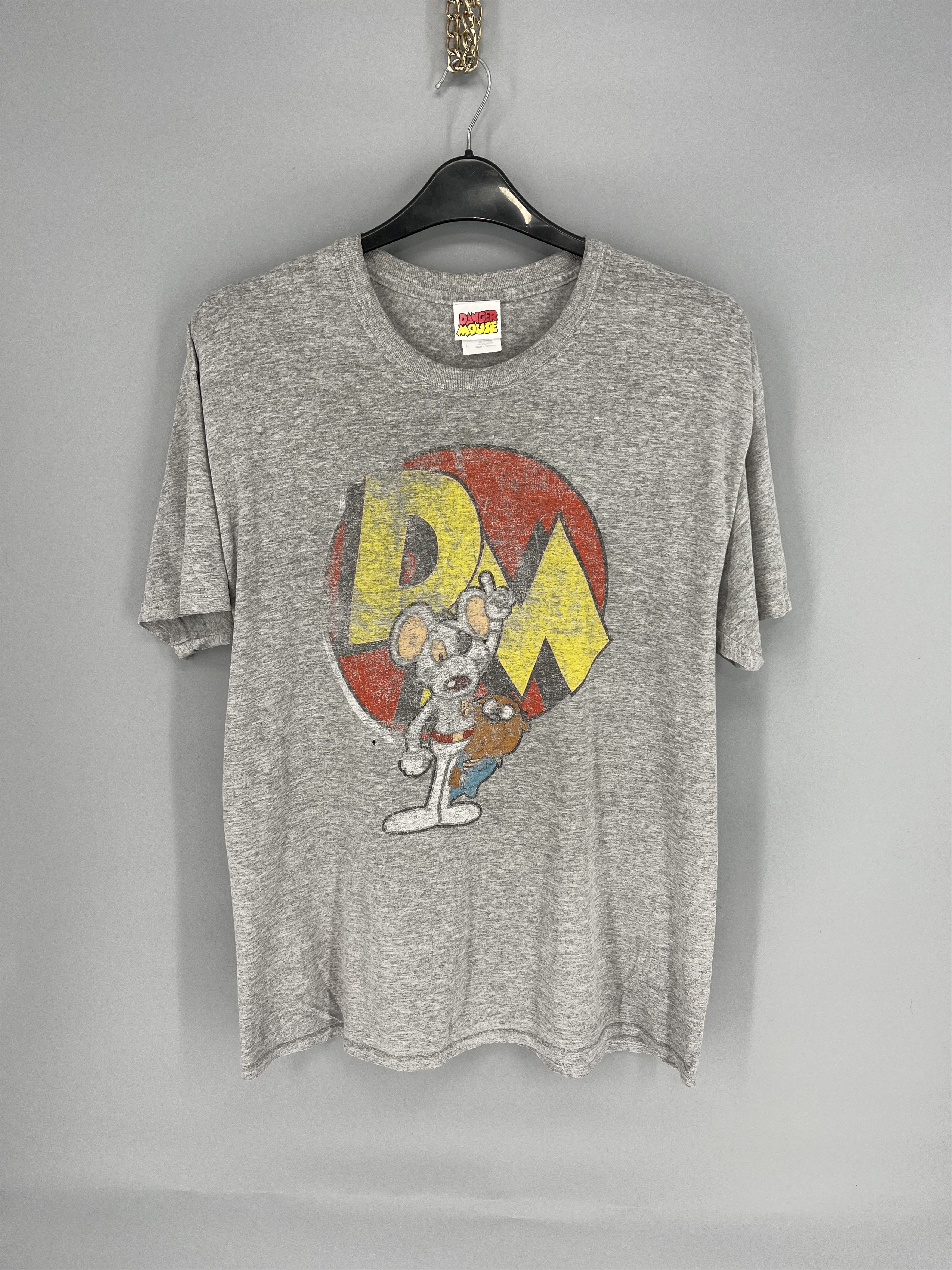 Cartoon Network Vintage Y2K DANGER MOUSE Humor tee streetwear style Size US L / EU 52-54 / 3 - 1 Thumbnail