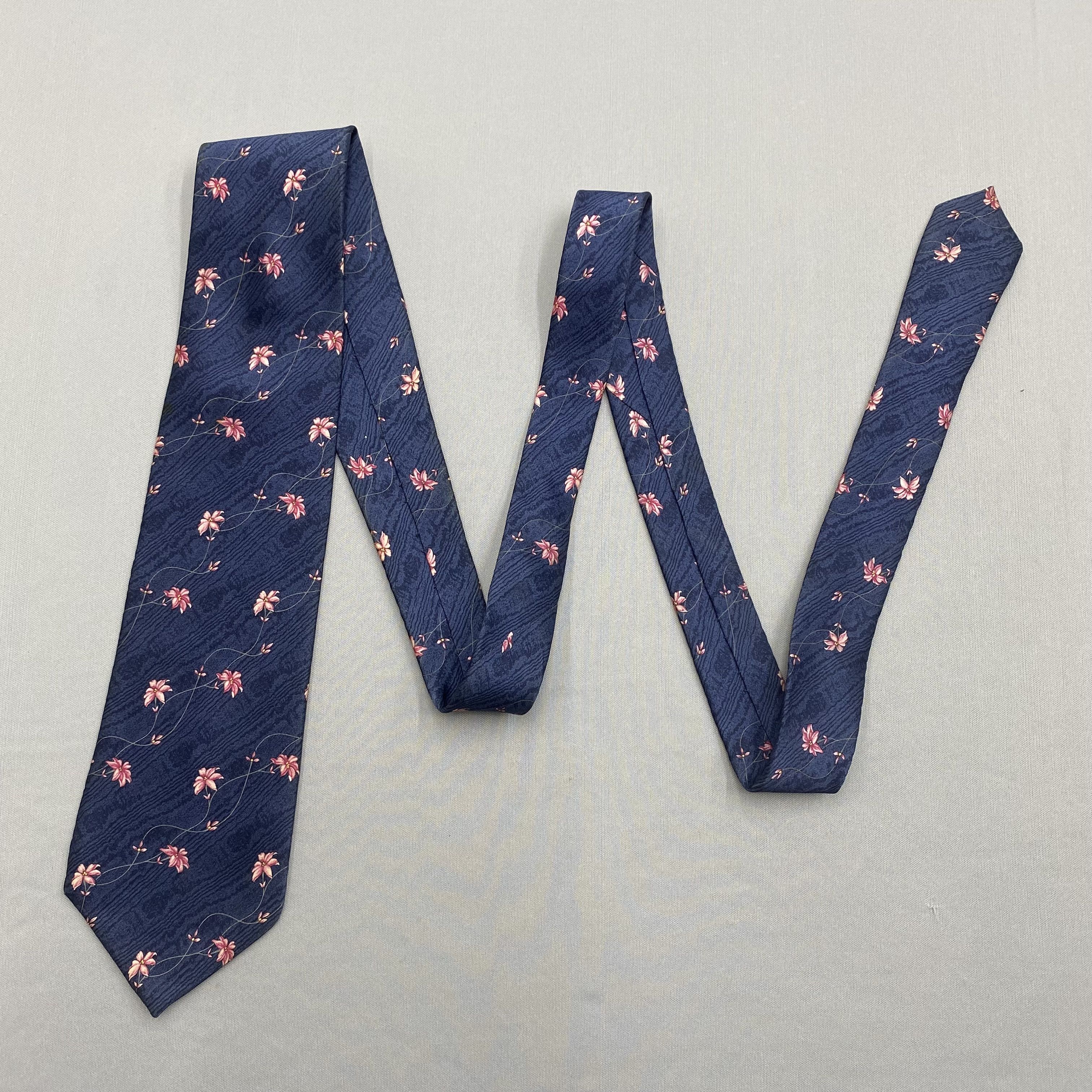 Japanese Brand Vintage Nina Ricci SILK Necktie Cravate Pure Silk Neck Tie Size ONE SIZE - 6 Thumbnail