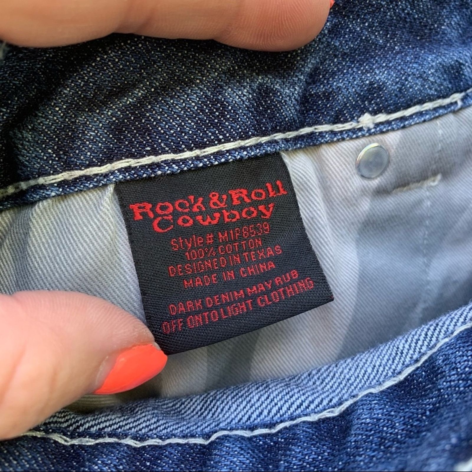 Rock & Roll Cowboy Pistol Straight Leg Jeans 40x34