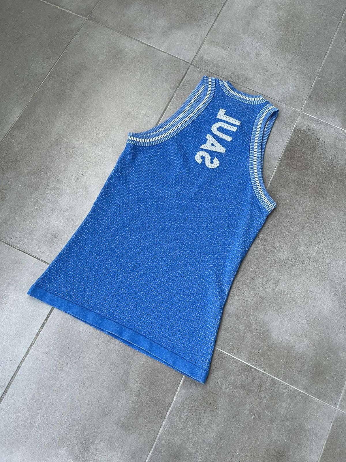 Saul Nash !DS! SS23 Saul Nash Back Logo Electric Blue Tank Top Size US S / EU 44-46 / 1 - 11 Thumbnail