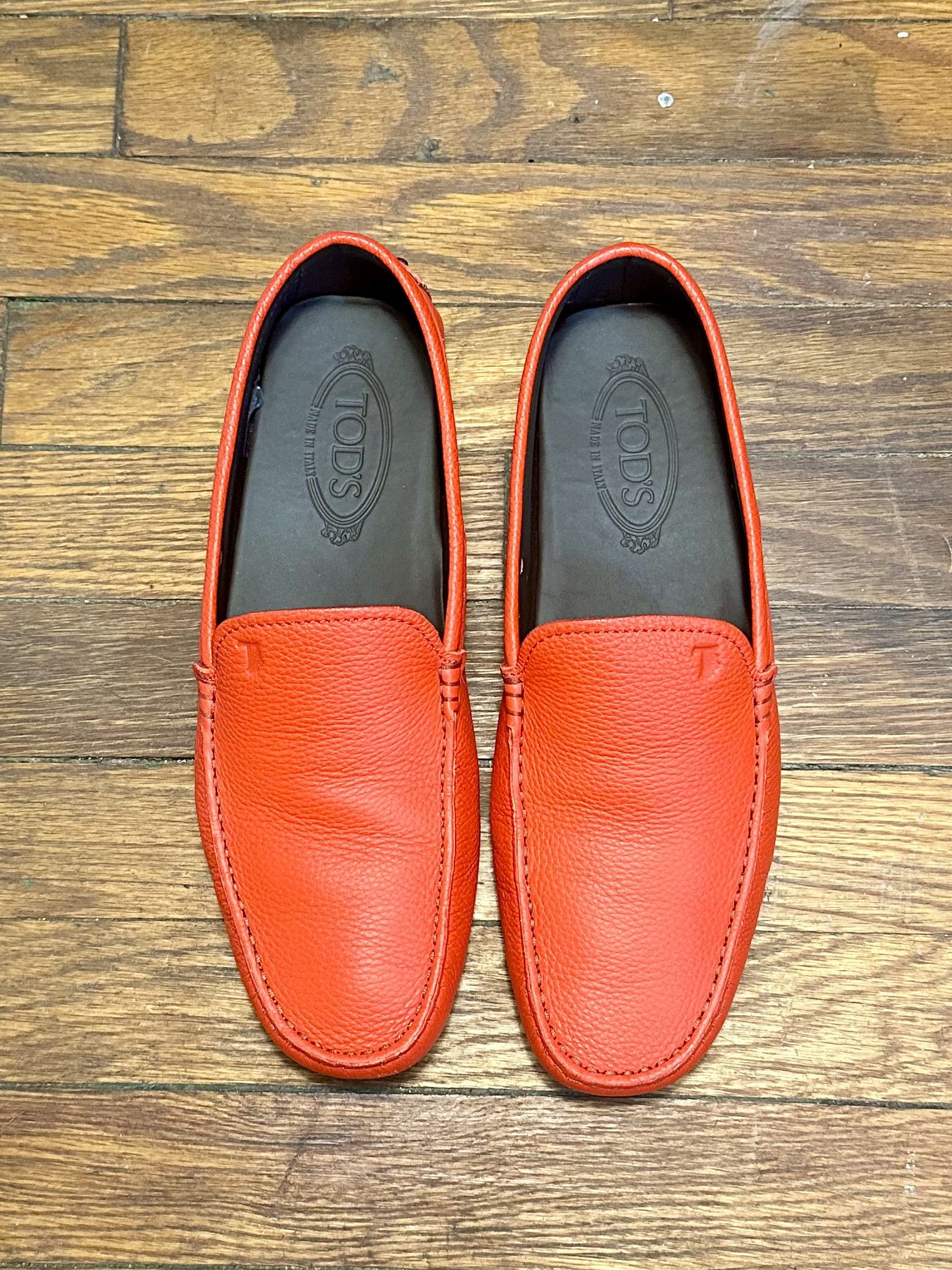 Tod's Tod's | Gommino Nuovo Leather Moccasin Drivers | Red 8 / 41 Size US 8 / EU 41 - 2 Thumbnail