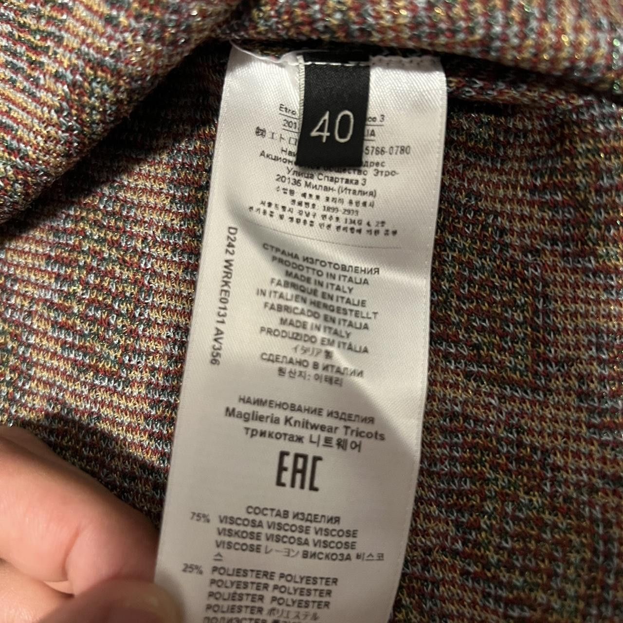 Etro Etro Knit Short-sleeve Shirt (unisex) Size S / US 4 / IT 40 - 7 Thumbnail