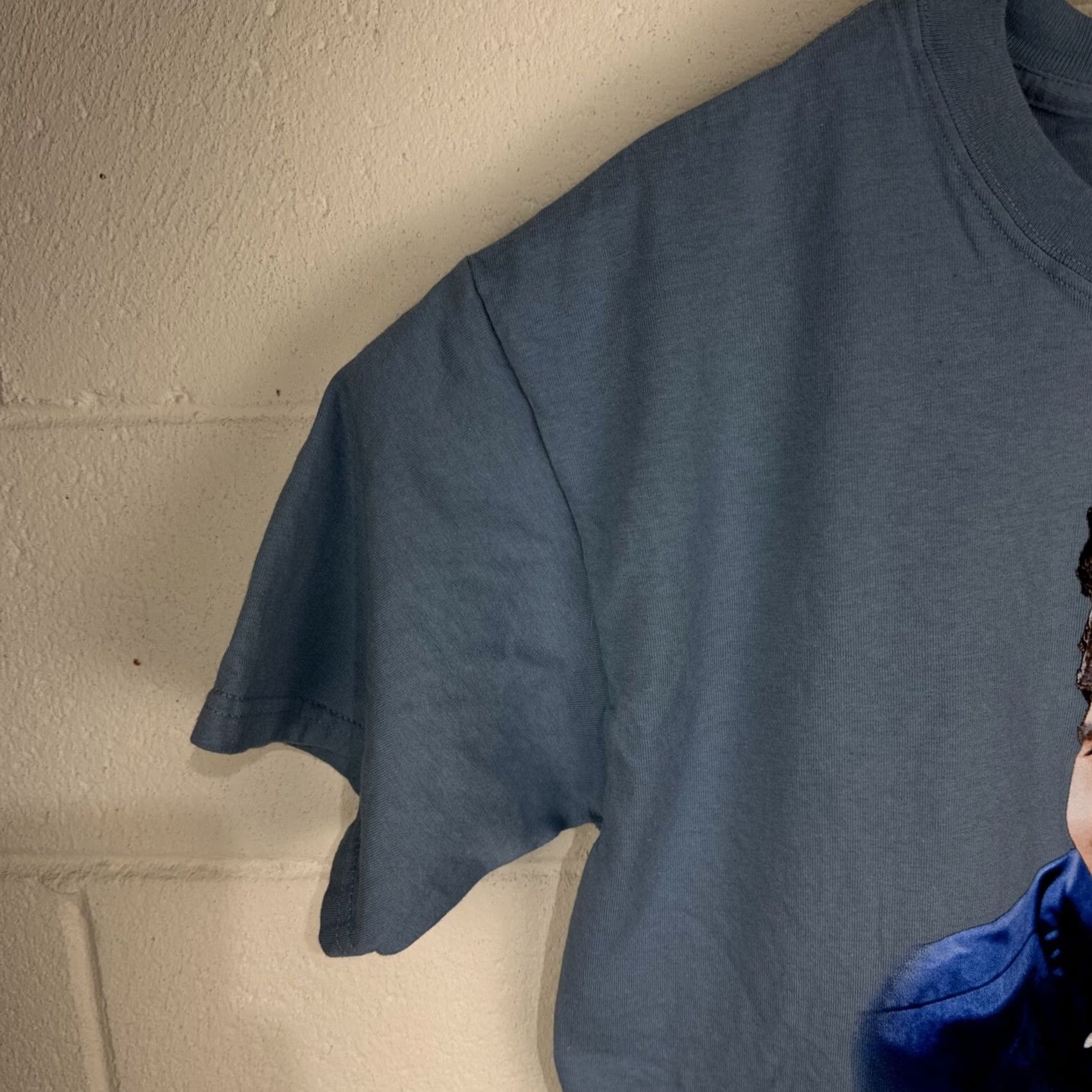 Vintage VINTAGE Elvis Presley Graceland Shirt Large Light Blue Graphic Portrait 1999 Size US L / EU 52-54 / 3 - 6 Thumbnail