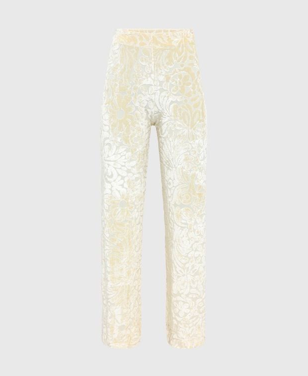 Jil Sander Velvet trousers Size 24" / US 00 / IT 34 - 1 Thumbnail