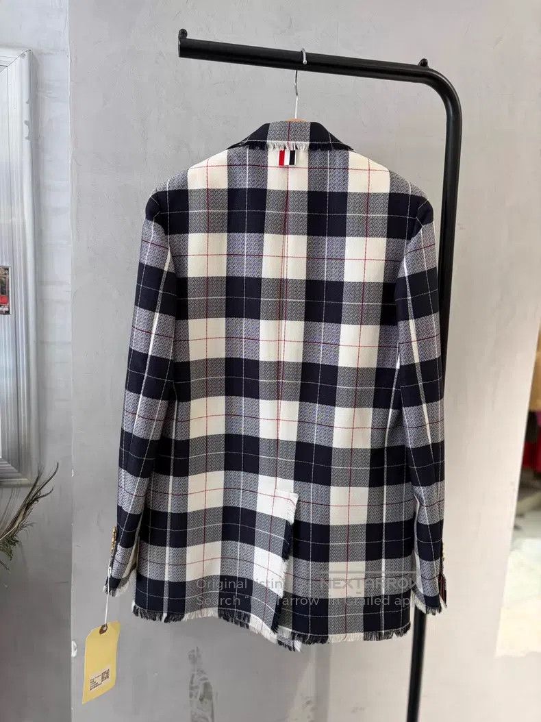 Thom Browne Thom Browne Plaid Wool Jacket Size XS / US 0-2 / IT 36-38 - 5 Thumbnail