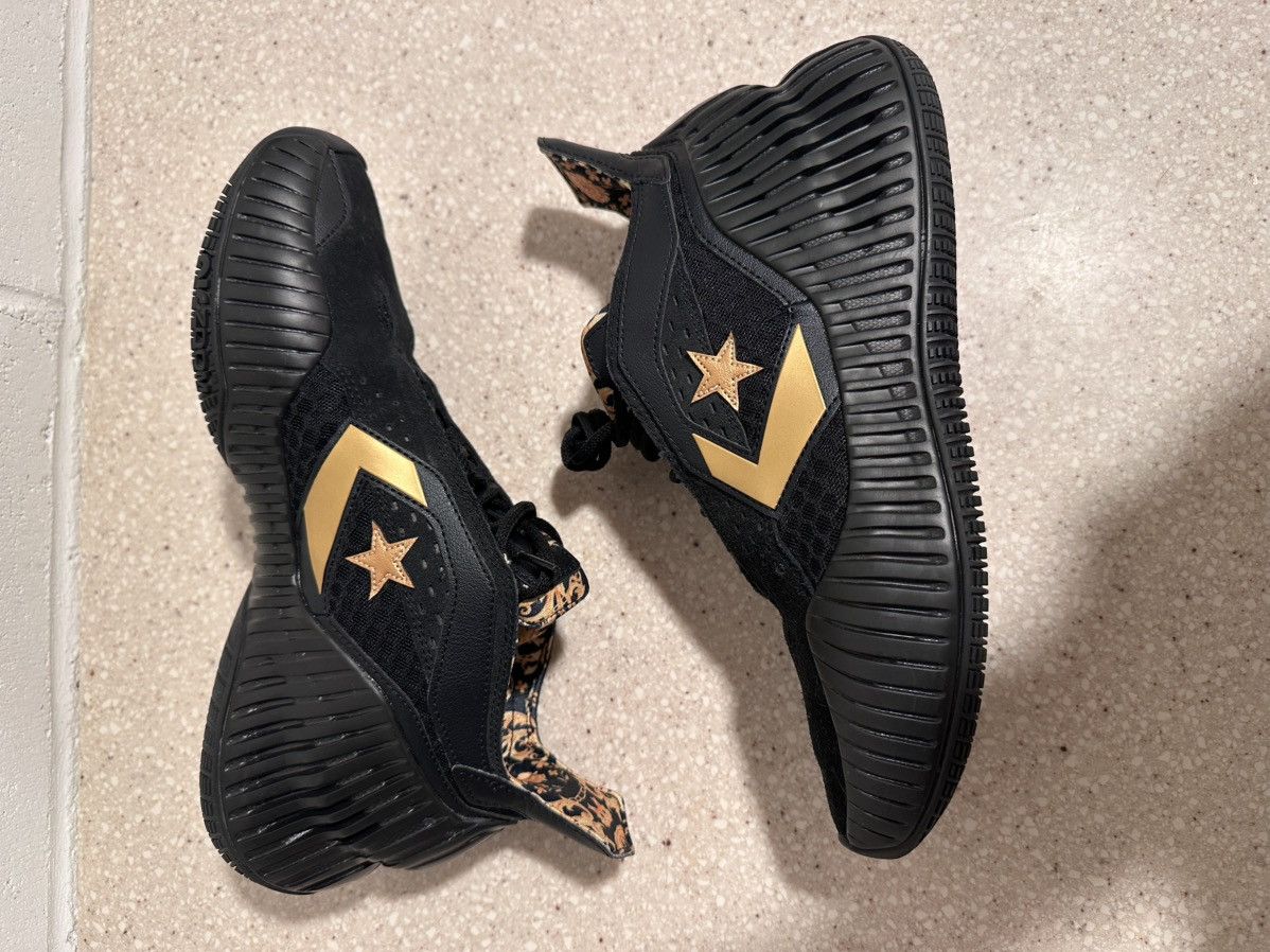 Converse Converse All Star BB Prototype CX Mid Top Black Gold Baroque Size US 10.5 / EU 43-44 - 14 Thumbnail