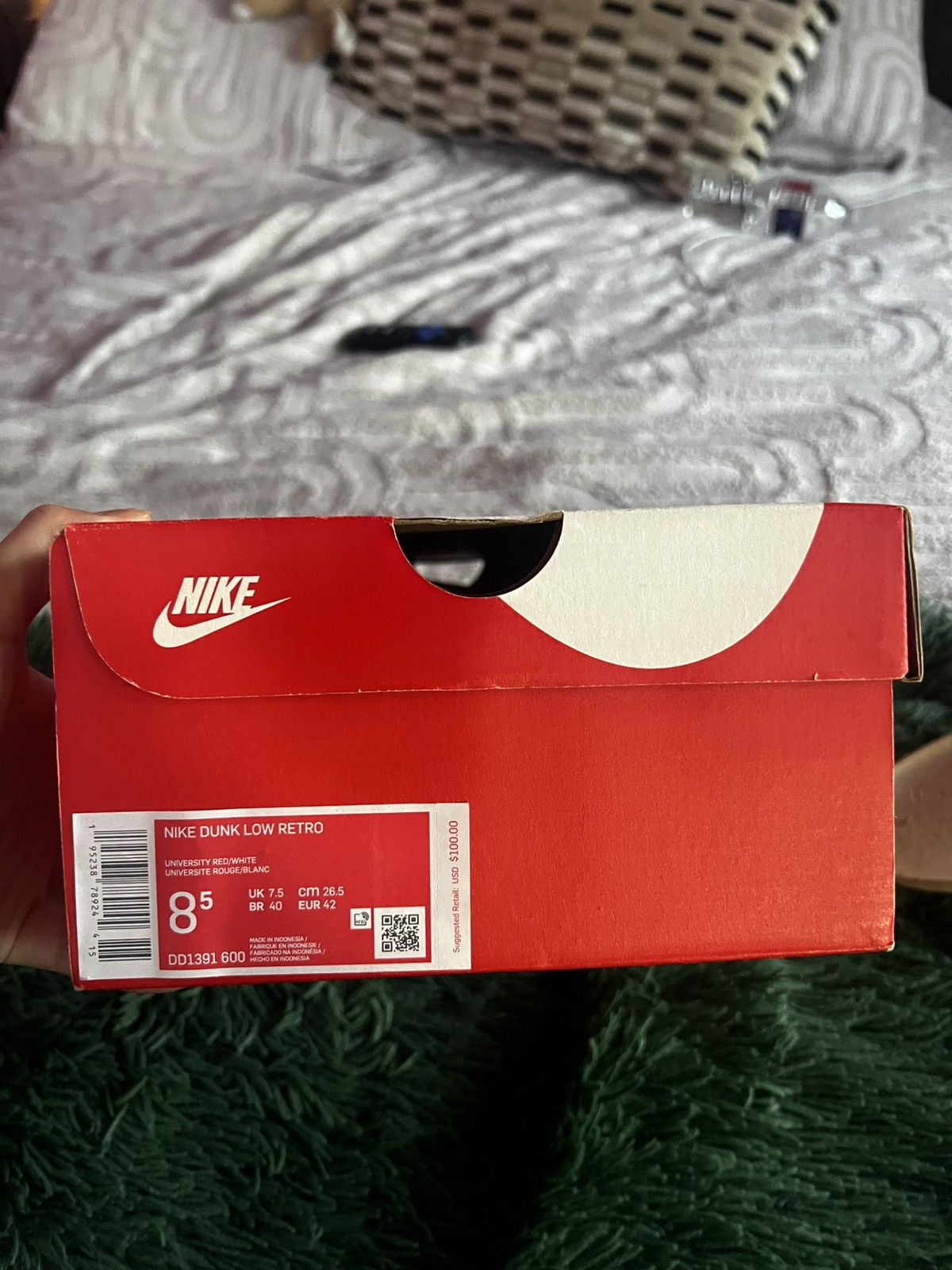 Nike Nike Dunk Low ‘Championship Red’ 2021 Mens size 8.5 Size US 8.5 / EU 41-42 - 6 Thumbnail