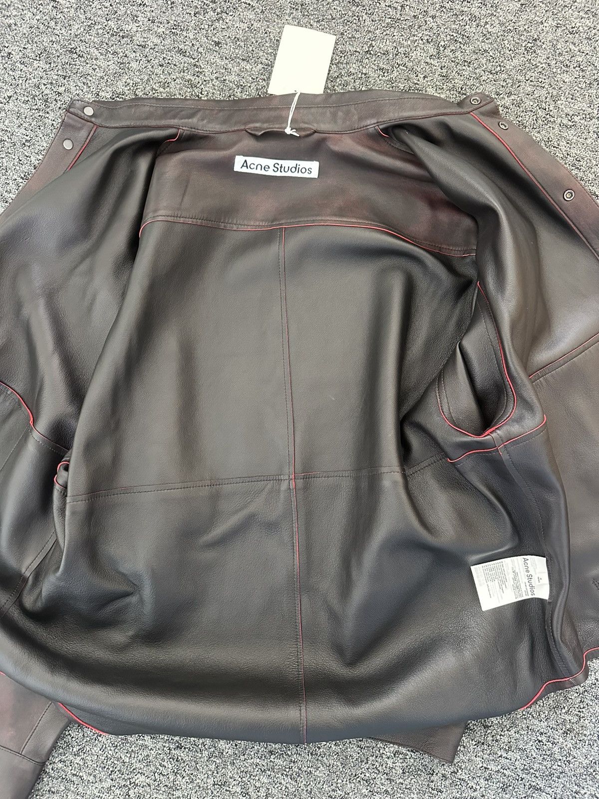 Acne Studios Acne Studios Leather Shirt Jacket 46 fits L AW25 Size US L / EU 52-54 / 3 - 5 Thumbnail
