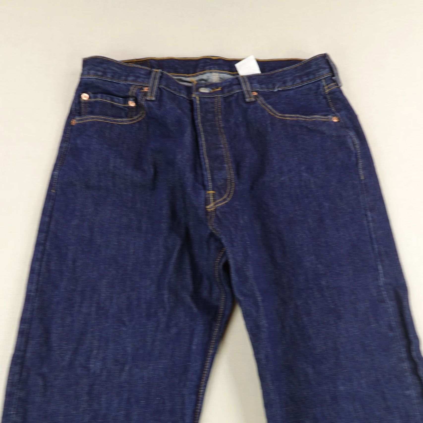 Levi's VINTAGE Levi's Jeans Mens 36x30 Blue Denim 501 Button Fly Dark Wash Levi'S 501 Series Straight Size US 33 - 2 Thumbnail