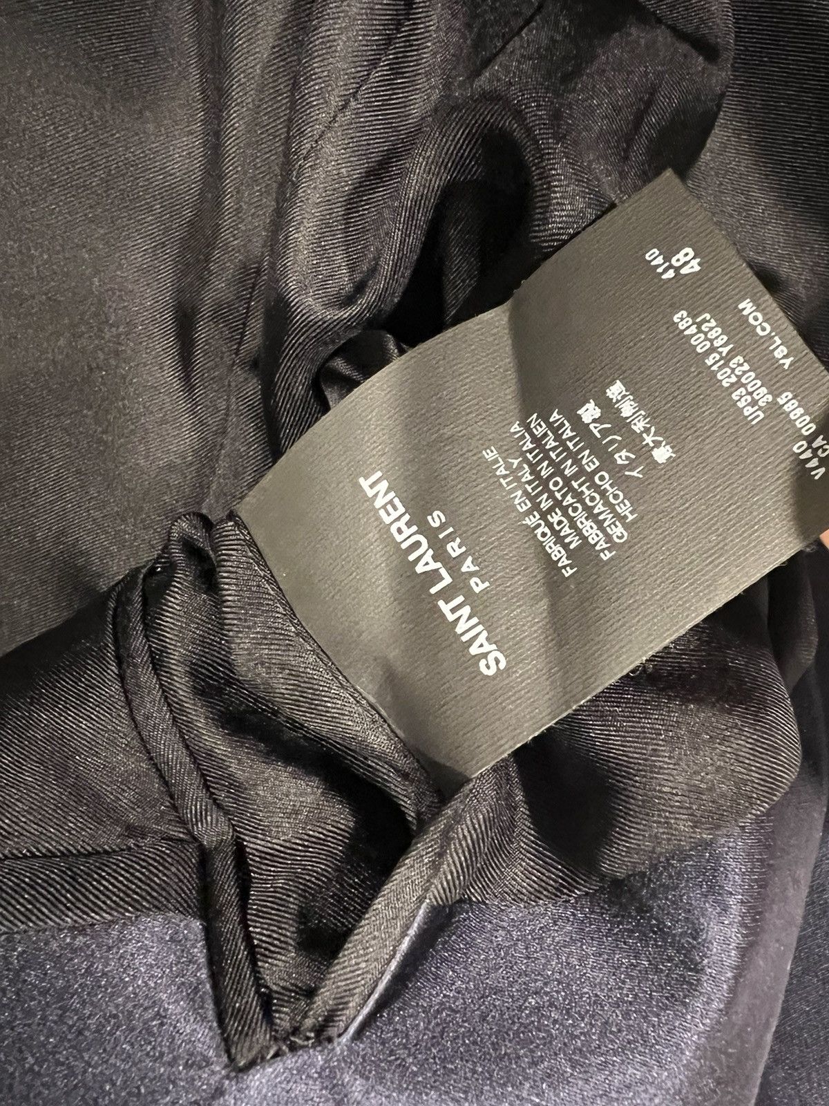 Saint Laurent Paris Saint Laurent Hedi Slimane blazer. 48/38. $3150 Size 38R - 5 Thumbnail