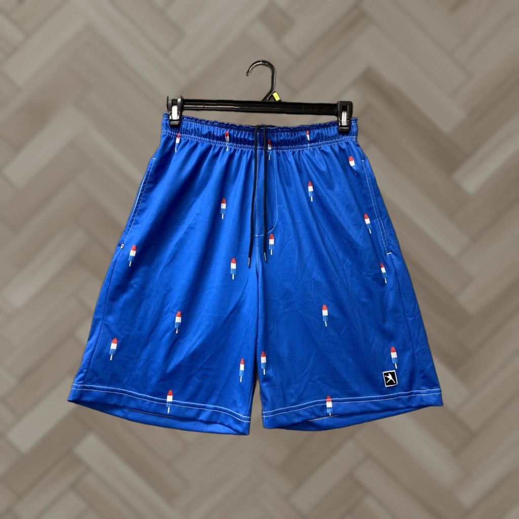 Vintage Lacross Polo Club Trunk Short Men M Blue Popsicle Print Swim 121-46 Size US M / EU 48-50 / 2 - 1 Thumbnail