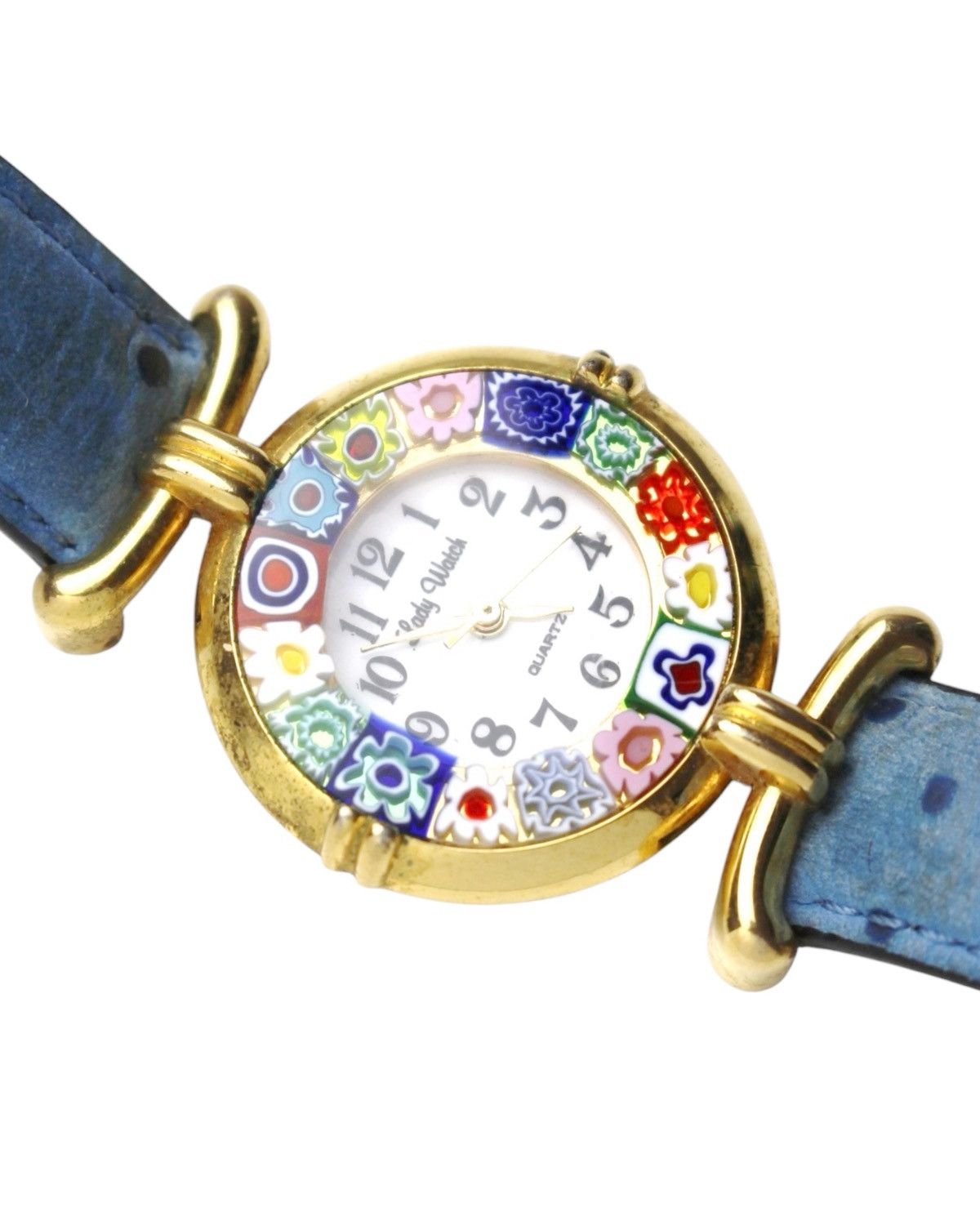 Vintage 1990S VENETIAN MURANO GLASS ITALY BEZEL LADIES WATCH Size ONE SIZE - 4 Thumbnail