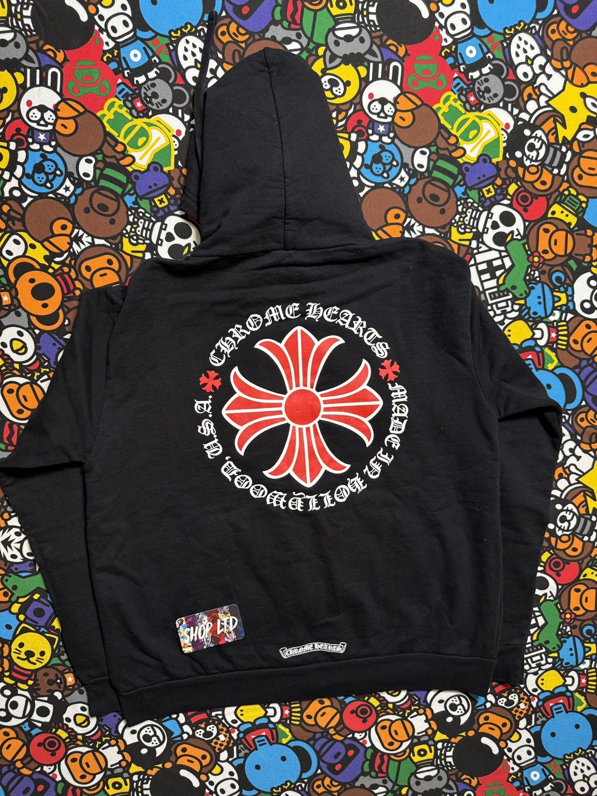 Chrome Hearts Chrome Hearts Red Cross Logo Zip Up Hoodie Size US S / EU 44-46 / 1 - 14 Thumbnail