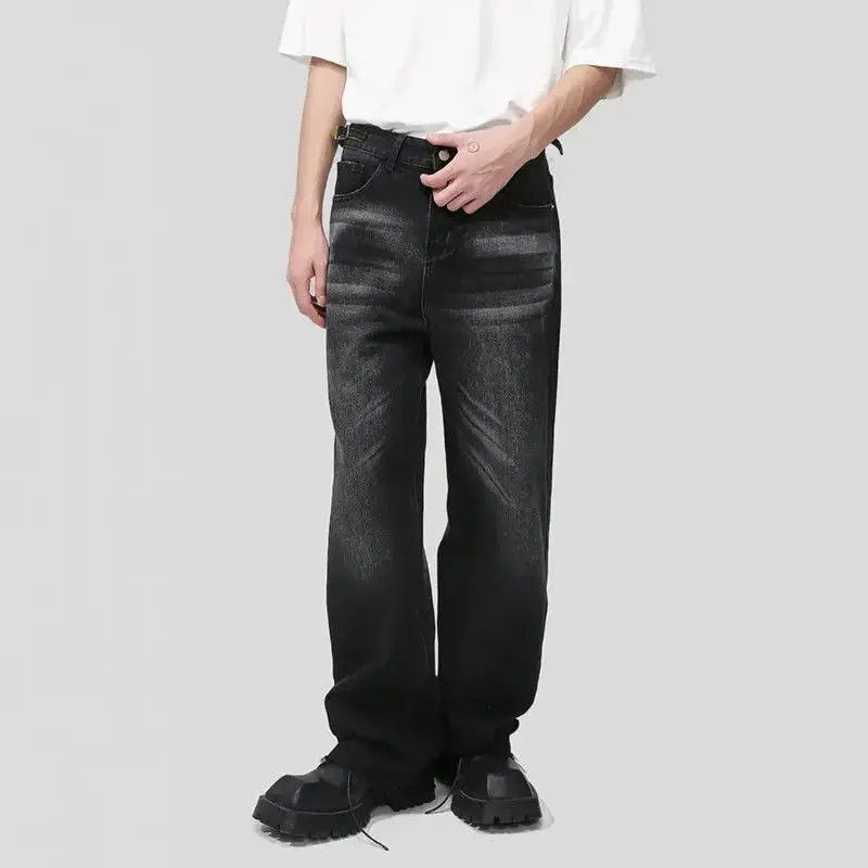 Japanese Brand Straight Leg Baggy Denim Size US 32 / EU 48 - 2 Thumbnail