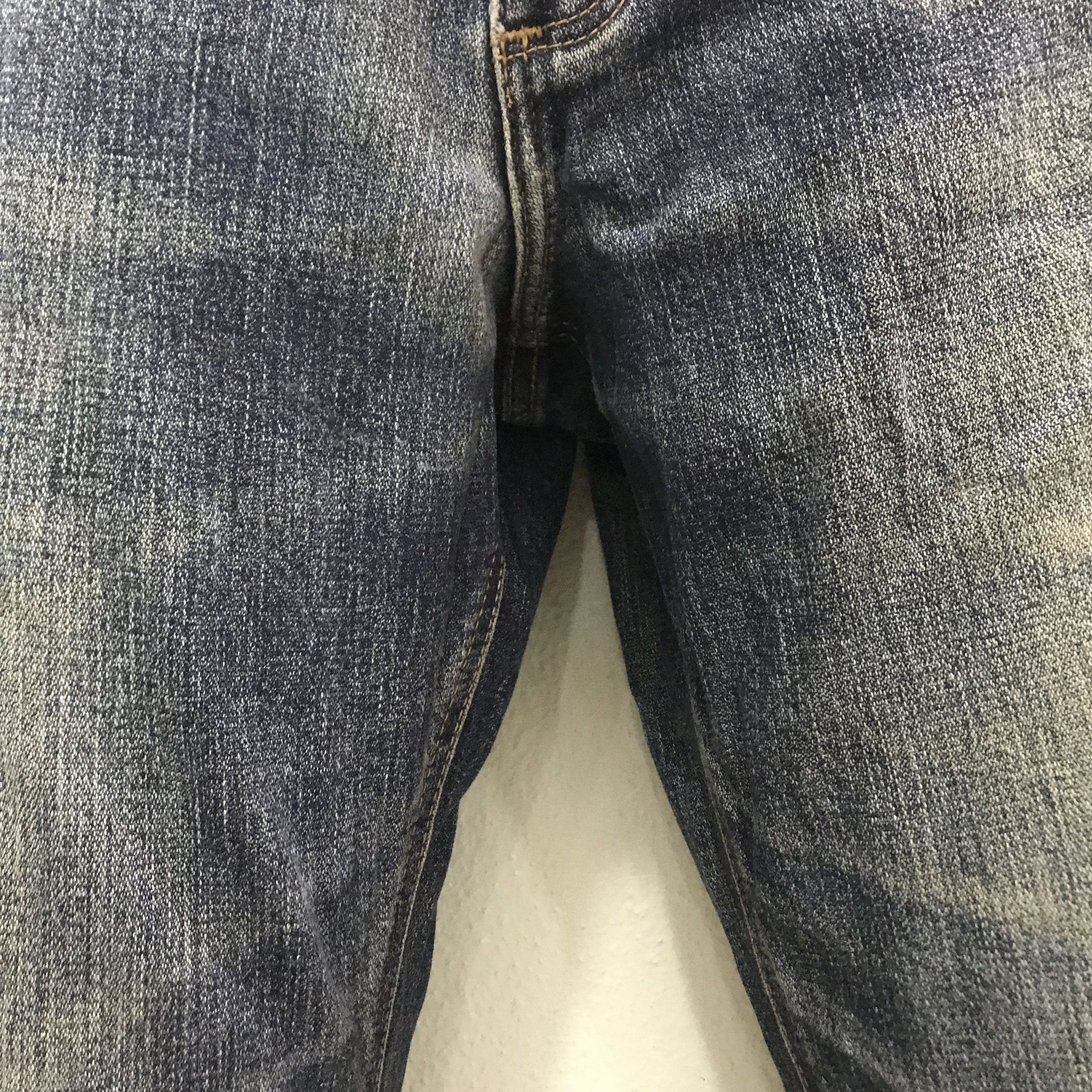 Wrangler Vintage Retro Wrangler Distressed Faded Blue Jeans Size US 30 / EU 46 - 5 Thumbnail
