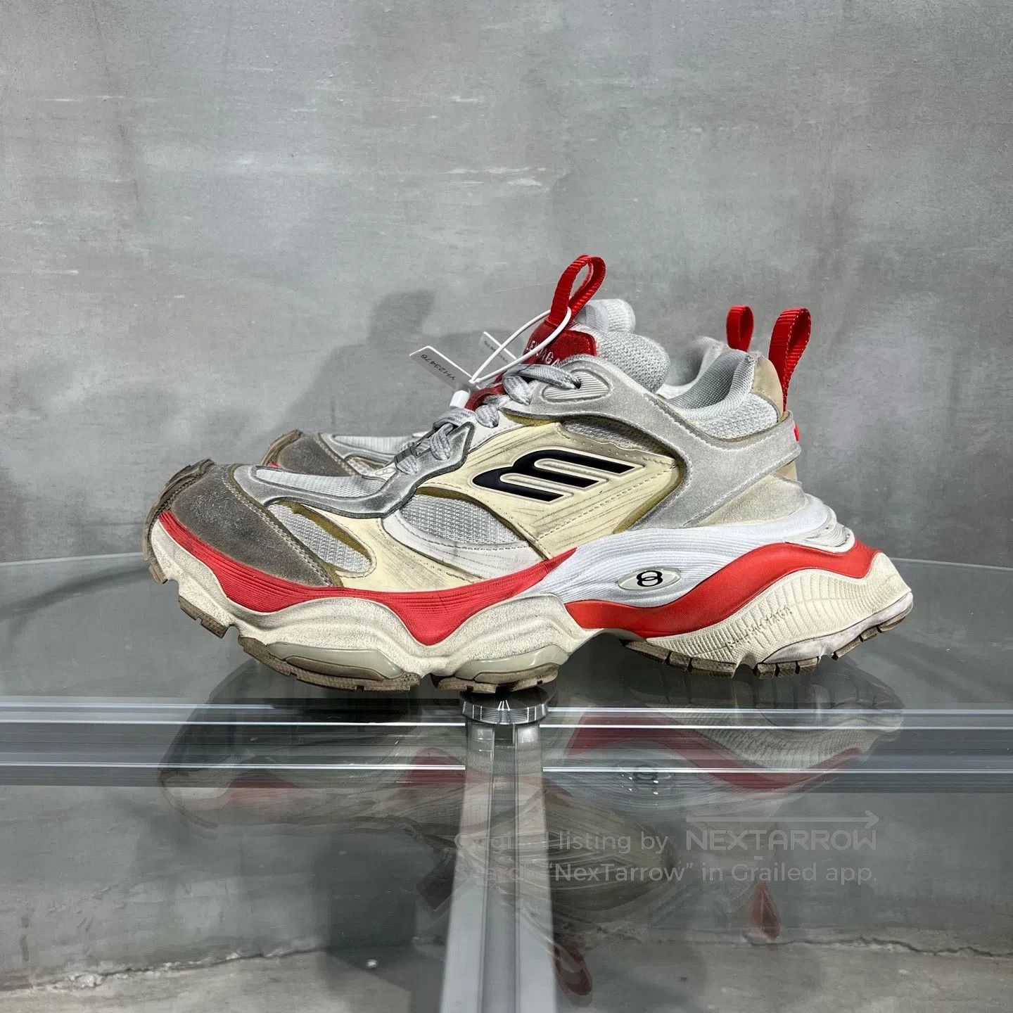 Balenciaga Balenciaga CARGO White and Red shoes Size US 9 / EU 42 - 3 Thumbnail
