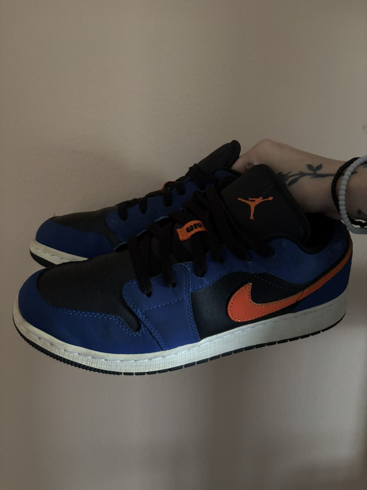 Jordan Brand Air Jordan 1 Low GS 'Rush Blue' Size US 6.5 / EU 39-40 - 6 Thumbnail