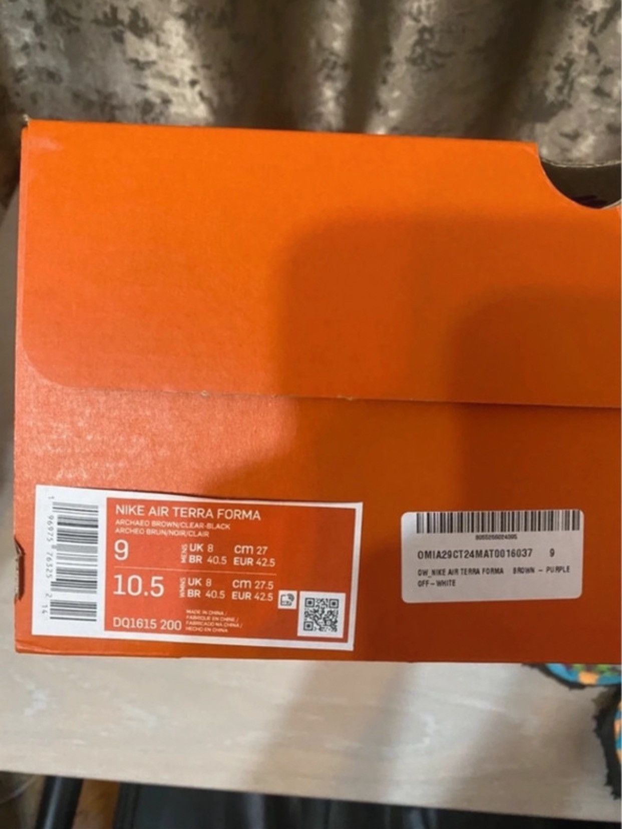 Nike × Off-White Nike x Off White Terra Forma Wheat Size US 9 / EU 42 - 10 Thumbnail