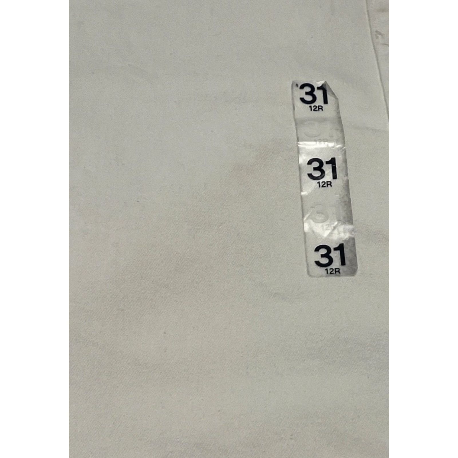 Gap GAP Jeans Denim High Rise Cream Narrow Wide Leg 31 12R NWT Women’s Stretch Zipper Button Inseam 29 Boho Preppy Vintage: No Size 24" / US 00 / IT 34 - 4 Thumbnail