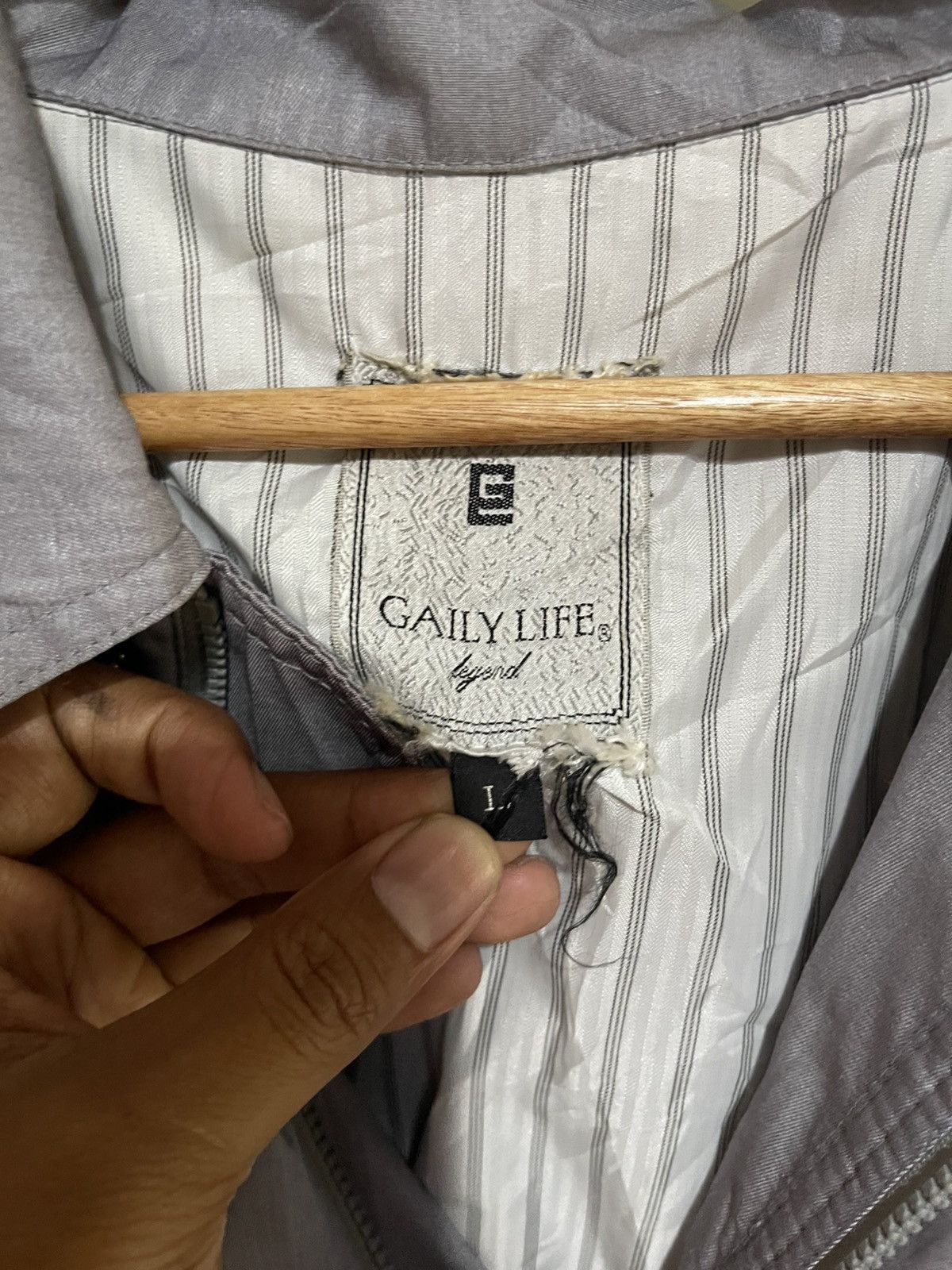 Japanese Brand Vintage Gaily Life Jacket Size US L / EU 52-54 / 3 - 4 Thumbnail