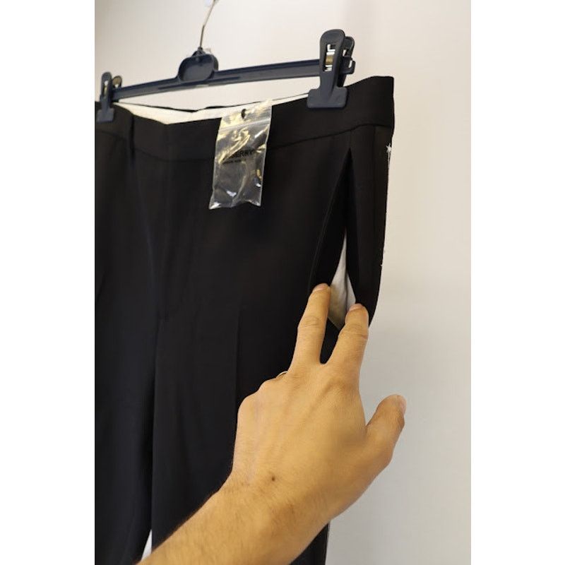 Burberry o1rshd1 Men's Weston Evening Pants in Black Size US 38 / EU 54 - 3 Thumbnail