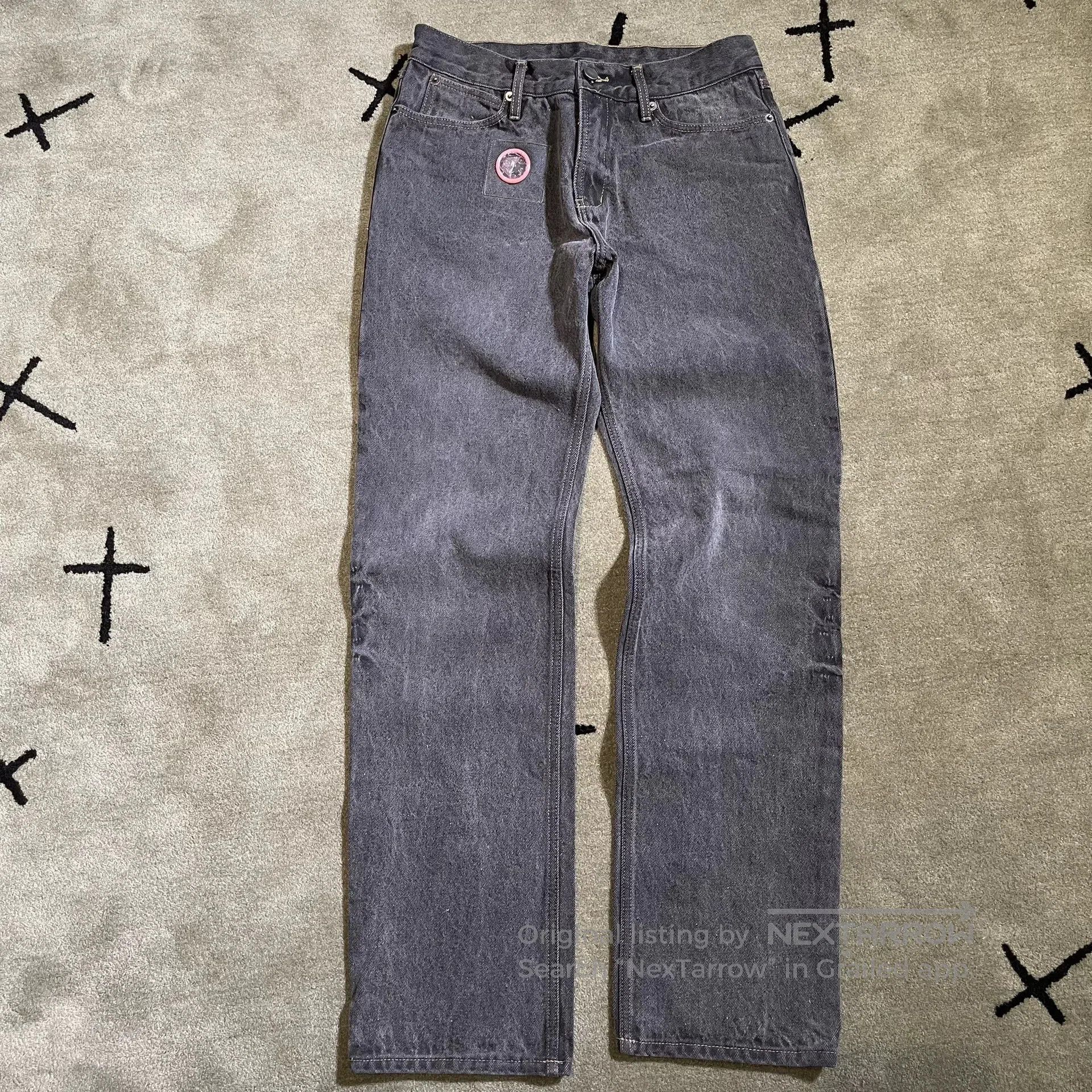 Japanese Brand Special Wash Denim Pants. Size US 30 / EU 46 - 1 Thumbnail
