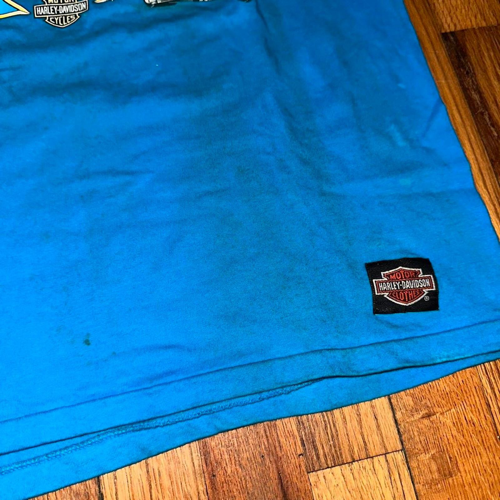 Harley Davidson × Vintage Vintage 1991 Single Stitch Harley Davidson Motorcycle Week L Size US L / EU 52-54 / 3 - 5 Thumbnail