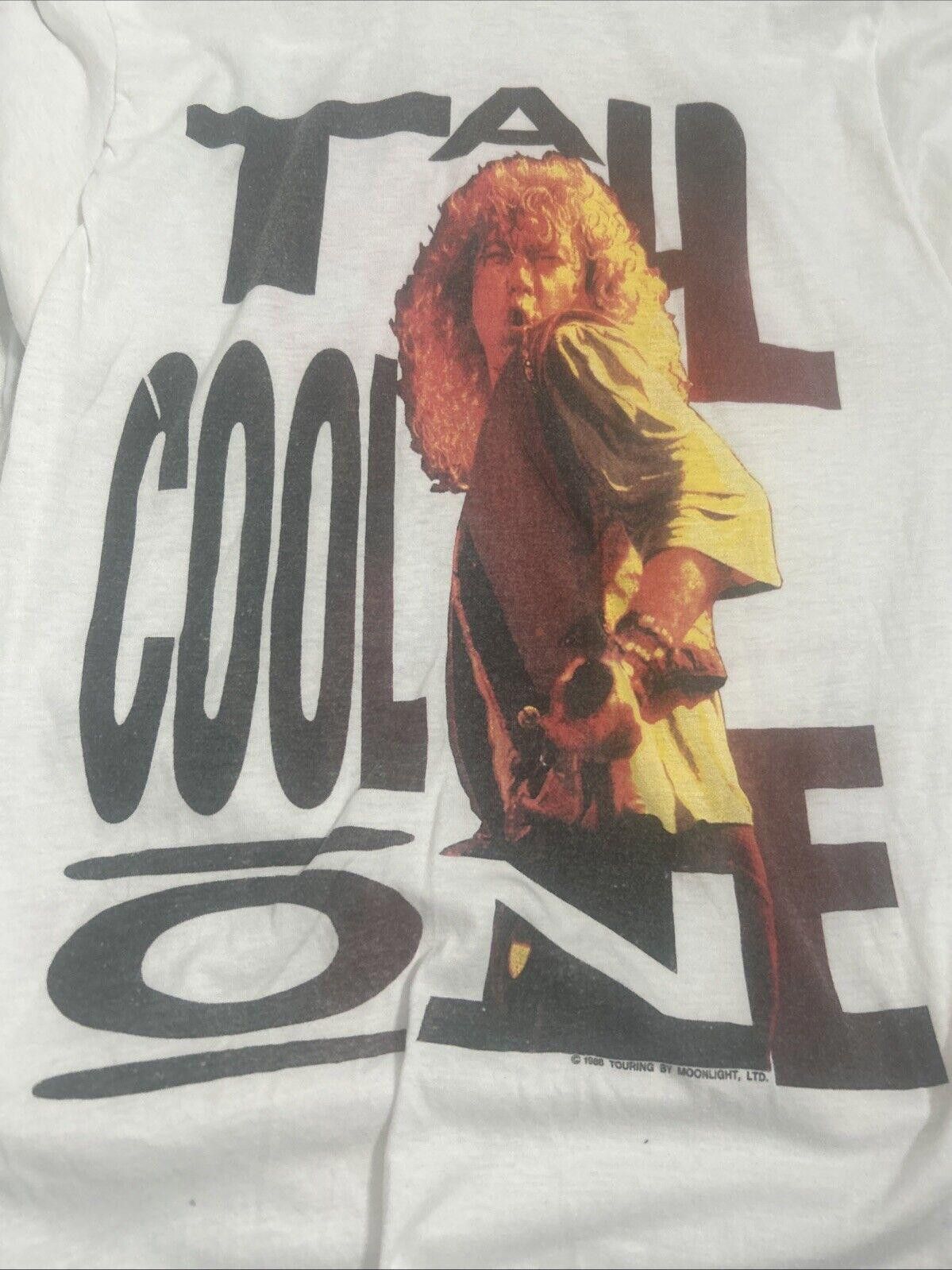 Designer VTG 1988 Robert Plant Tall Cool One Non Stop Go Tour T-Shirt Size US L / EU 52-54 / 3 - 3 Thumbnail