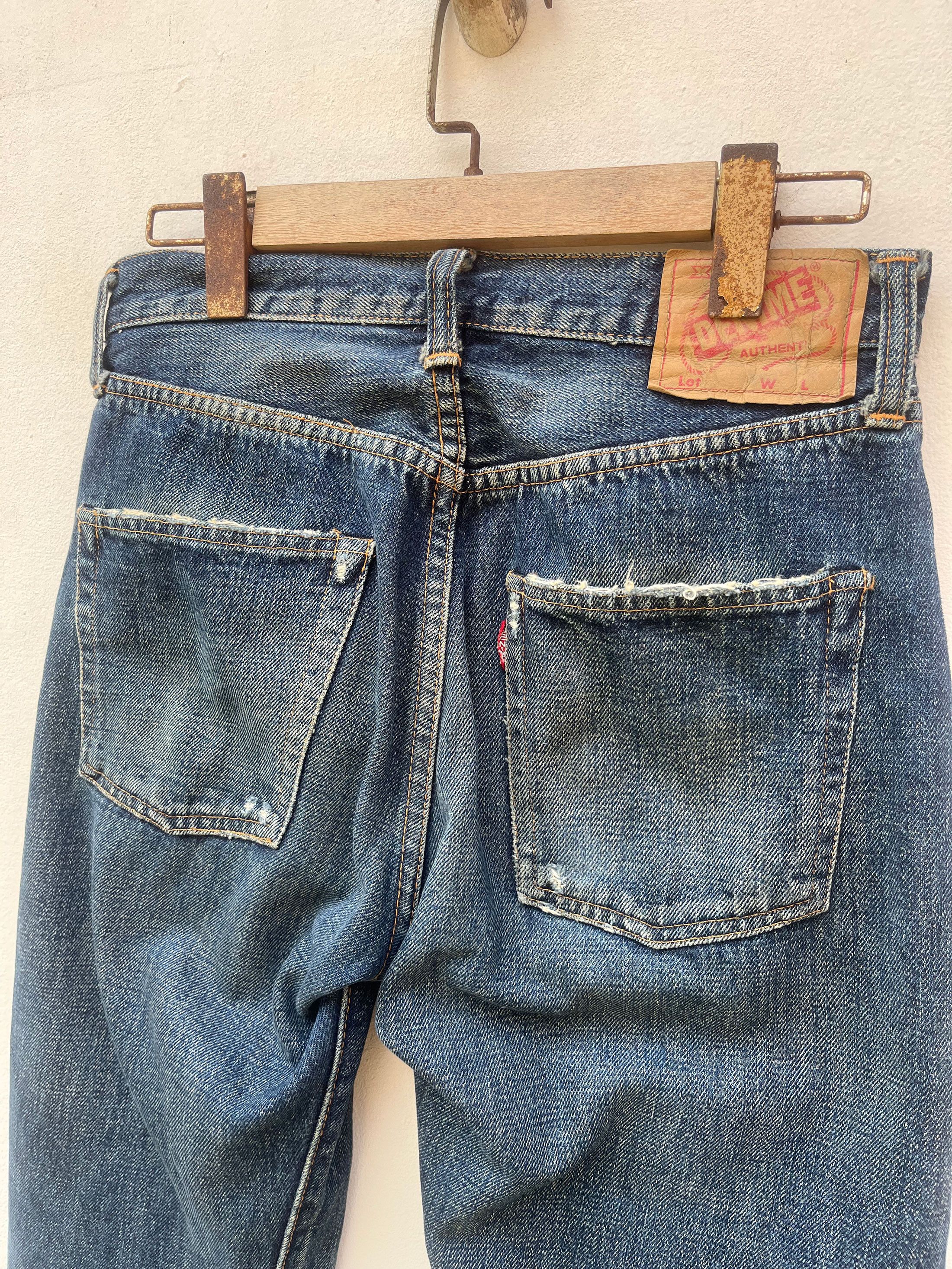 Denime Japanese Denime Jeans Selvedge Redline Twisted Leg Size US 29 - 5 Thumbnail