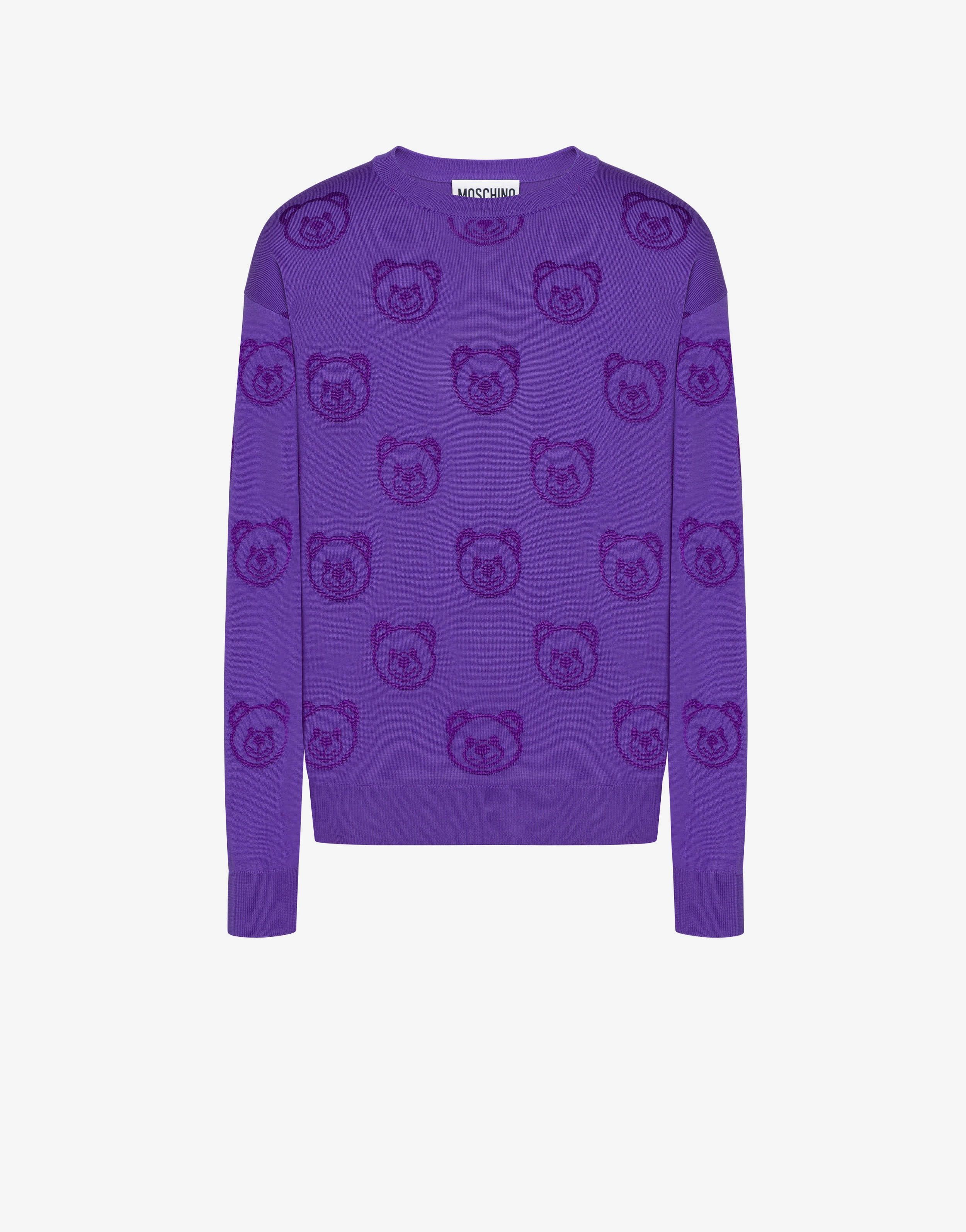 Moschino o1y0225 Sweater in Purple Size US S / EU 44-46 / 1 - 1 Thumbnail