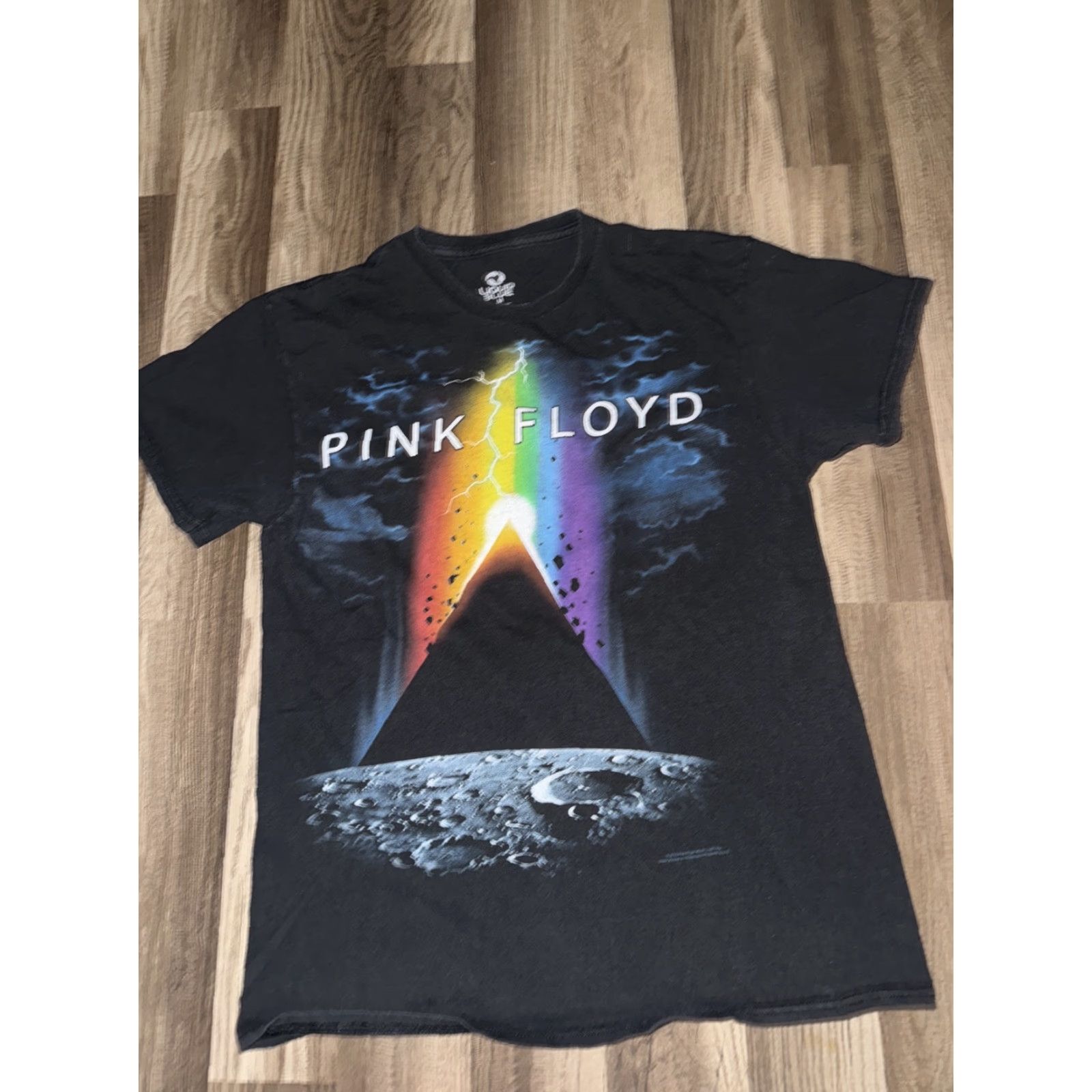 Liquid Blue Liquid Blue Pink Floyd T-Shirt Black M 18x25 Mens Regular Shirt Size US M / EU 48-50 / 2 - 2 Thumbnail