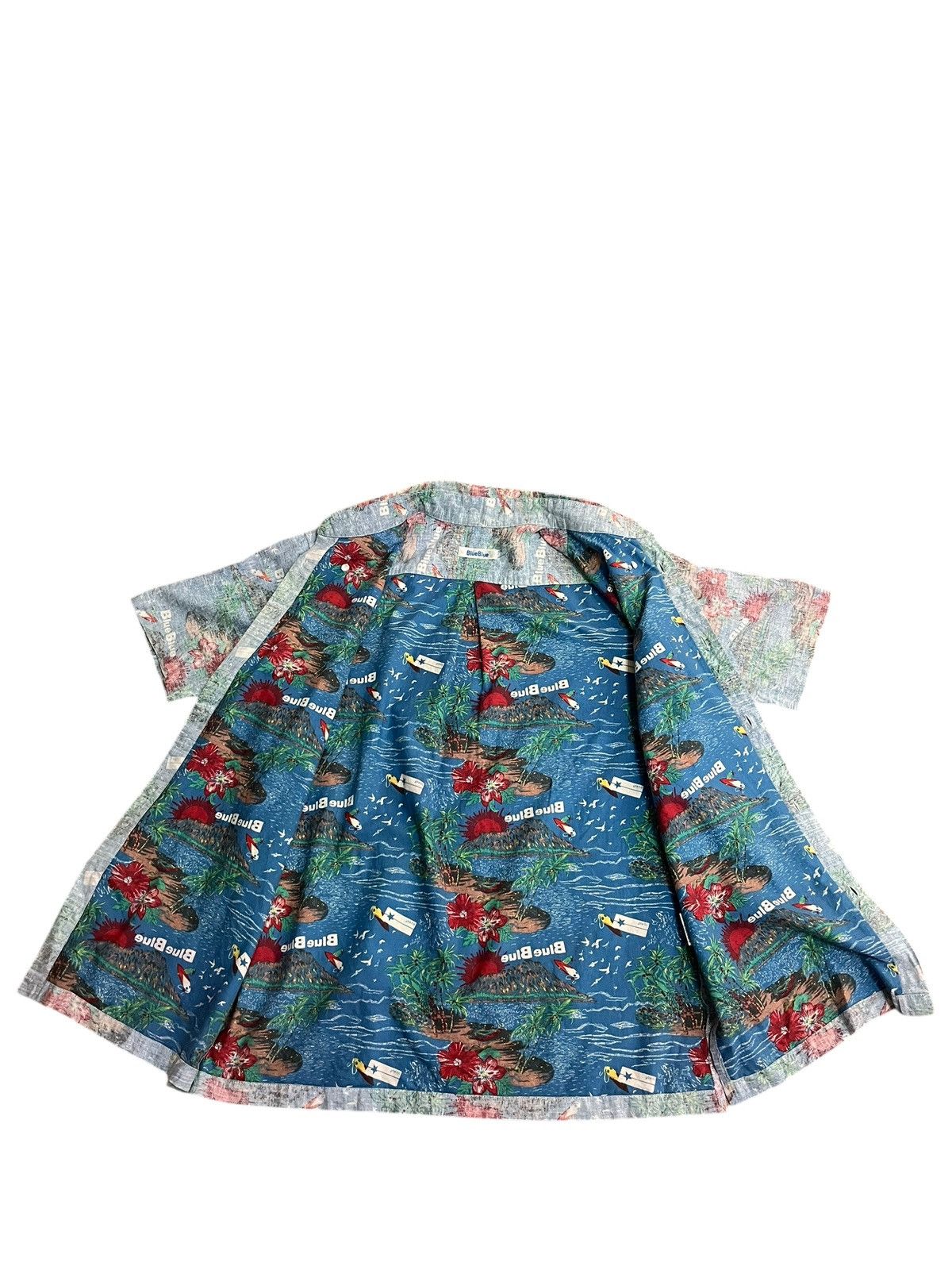 Blue Blue Japan × HOLLYWOOD RANCH MARKET Blue Blue Hawaii Shirt Size US M / EU 48-50 / 2 - 3 Thumbnail