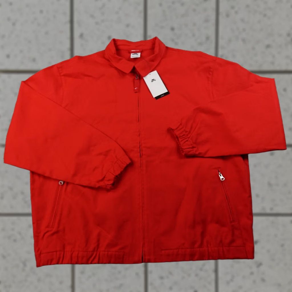 Nike Nike Jacket Mens XL Red Loose Twill Full Zip SB Skateboarding Coat Size US XL / EU 56 / 4 - 1 Thumbnail