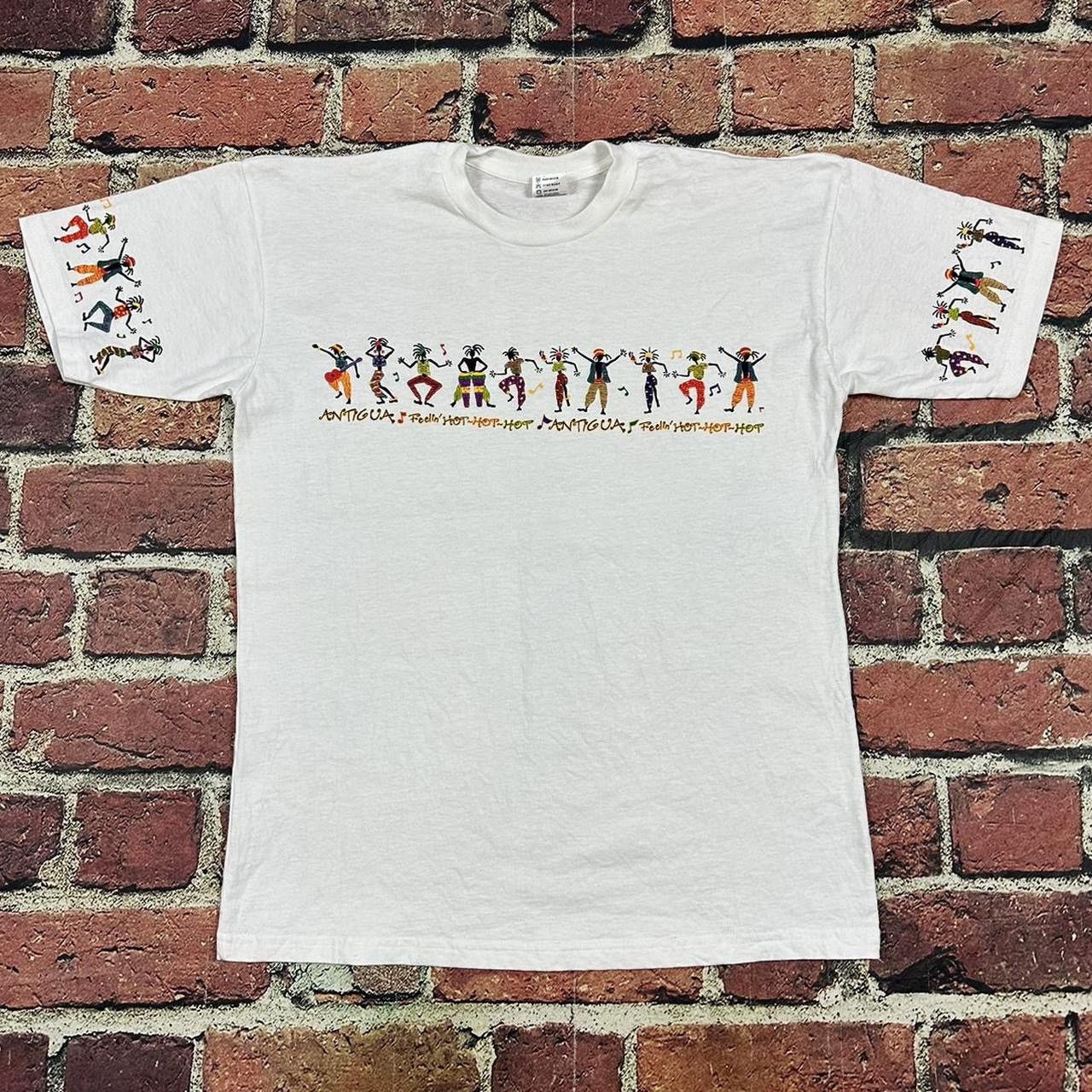 Vintage Antigua Feelin' Hot Hot Hot T-Shirt T-ZERS Beefy Tee Vintage Size US L / EU 52-54 / 3 - 1 Thumbnail