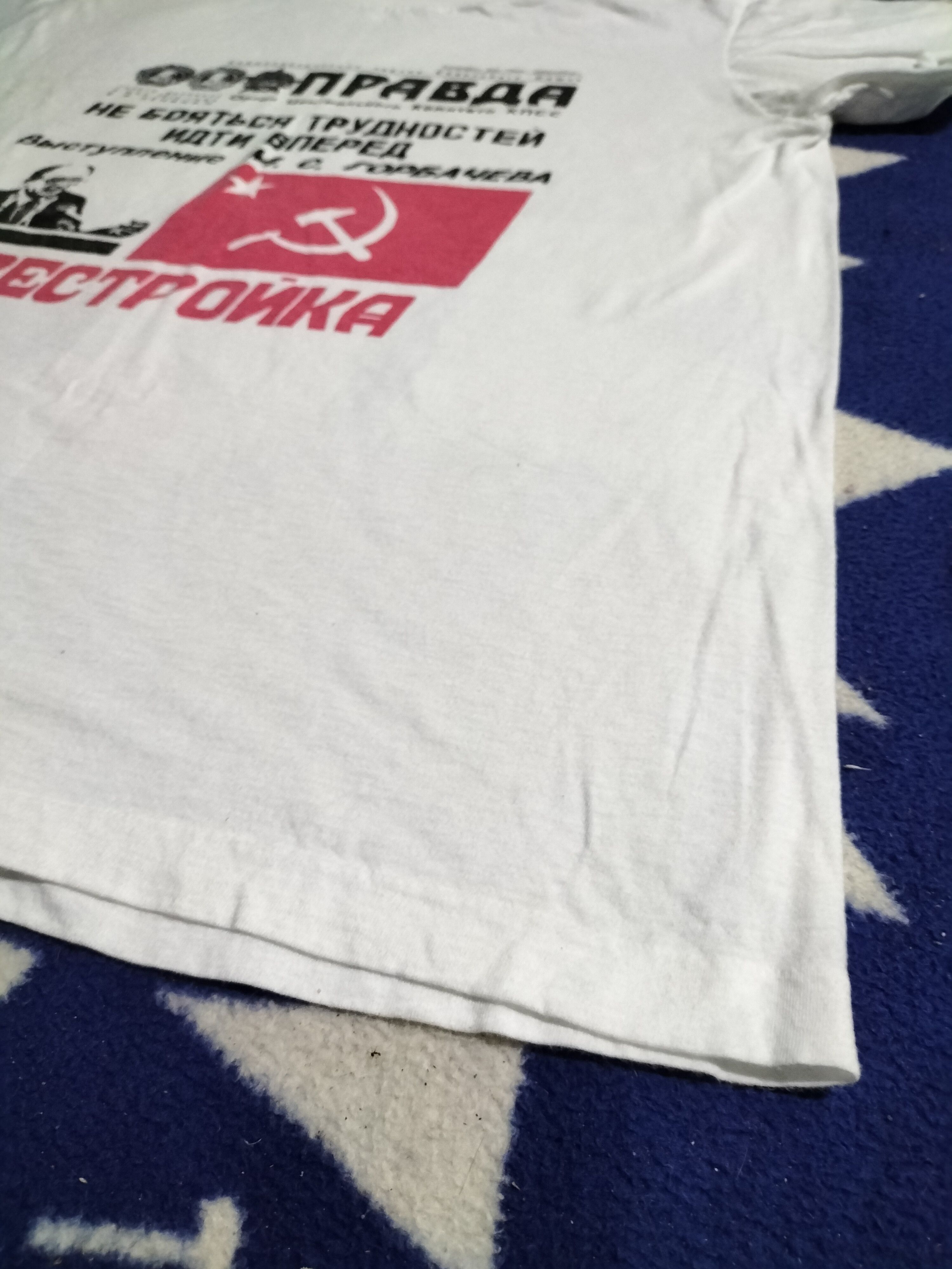 Vintage Vintage 80s Mc Lenin Soviet Party war history fashion Size US M / EU 48-50 / 2 - 5 Thumbnail