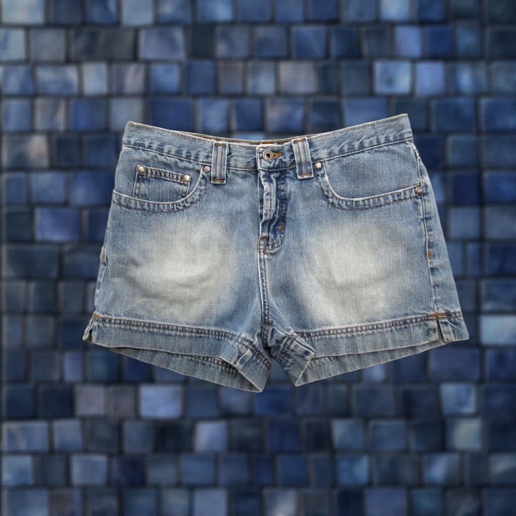 Denime VINTAGE HYDRAULIC Denim Shorts Woman Size 10 Button Fly 5-Pocket High Rise Blue Casual Size 32" / US 10 / IT 46 - 1 Thumbnail