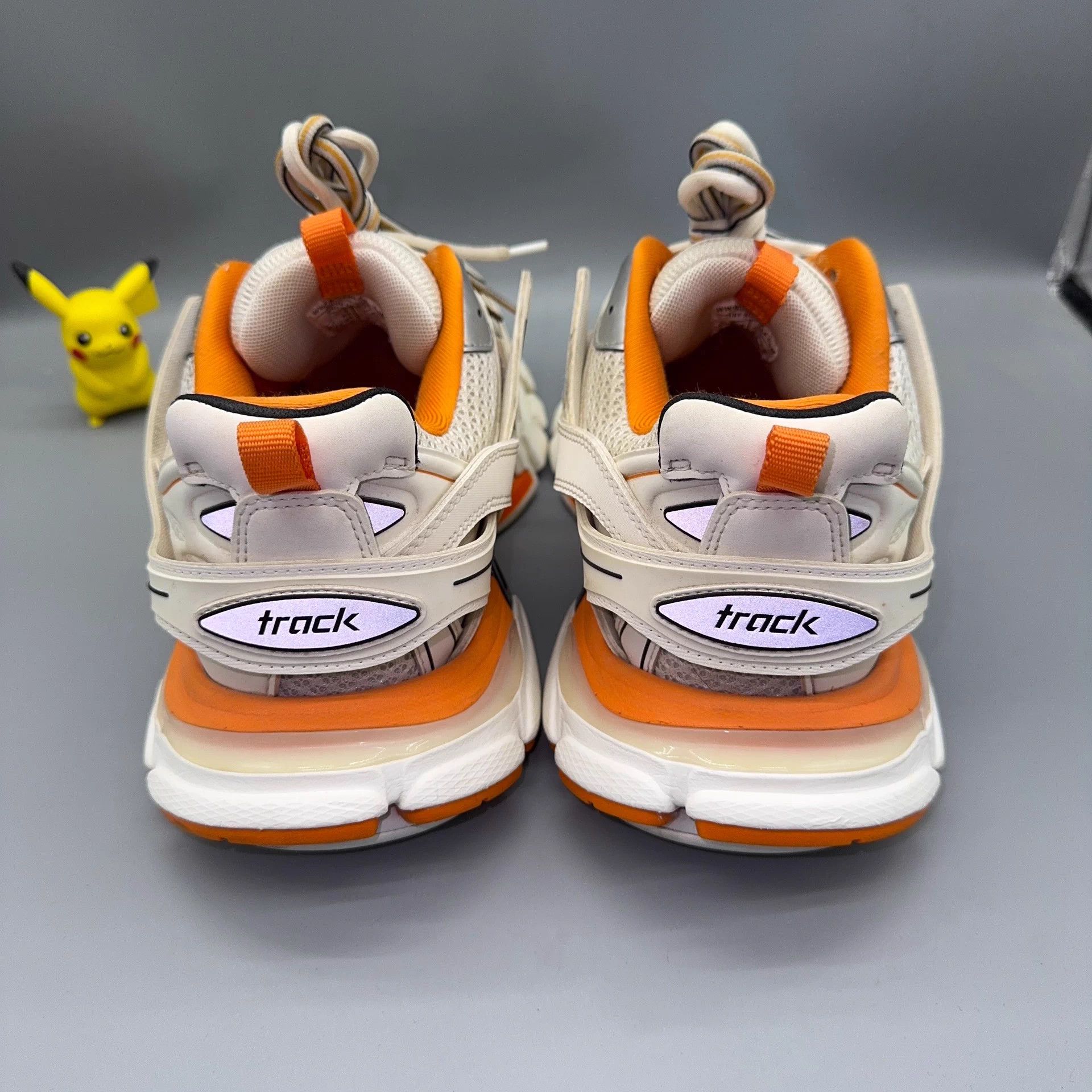 Balenciaga Balenciaga Track White Orange Sneakers Size US 10 / EU 43 - 3 Thumbnail