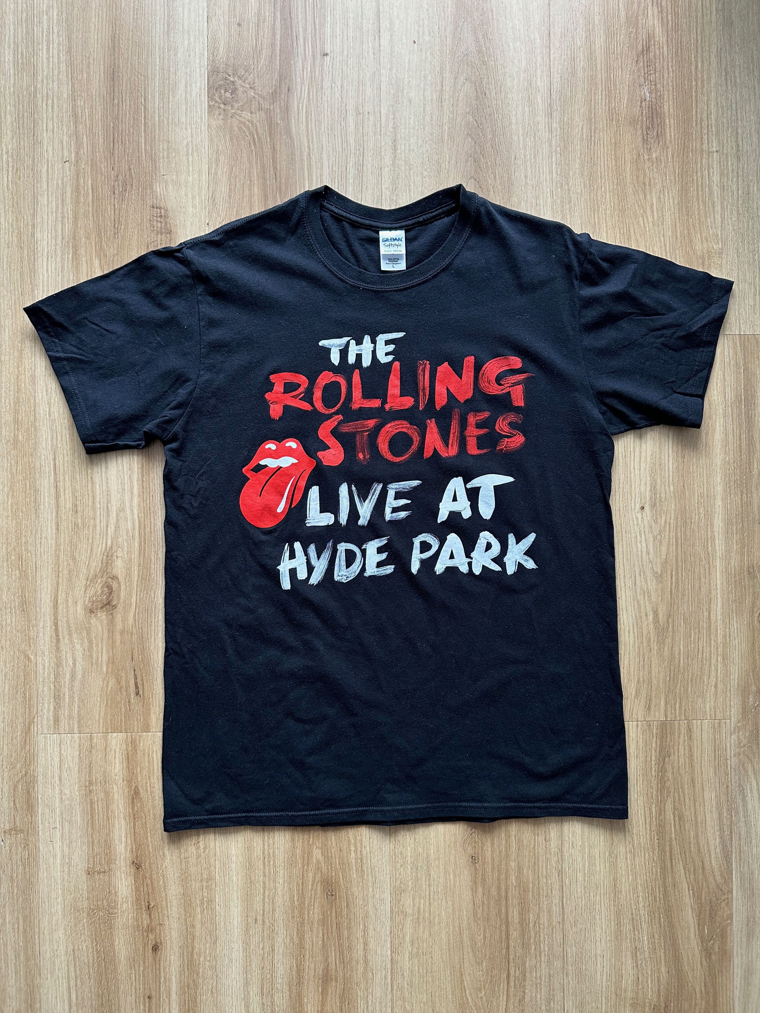 The Rolling Stones The Rolling Stones Live at Hyde Park rock band concert Size US L / EU 52-54 / 3 - 6 Thumbnail