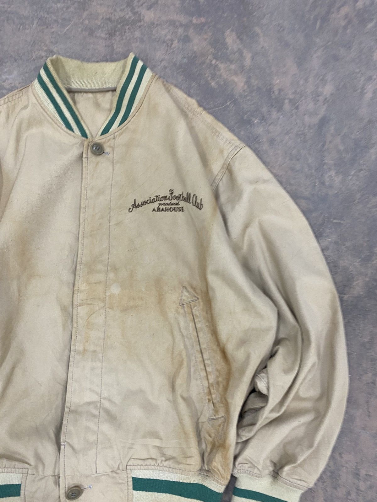 ABAHOUSE 1980s -Abahouse Football Club Varsity Jacket Size US L / EU 52-54 / 3 - 11 Thumbnail