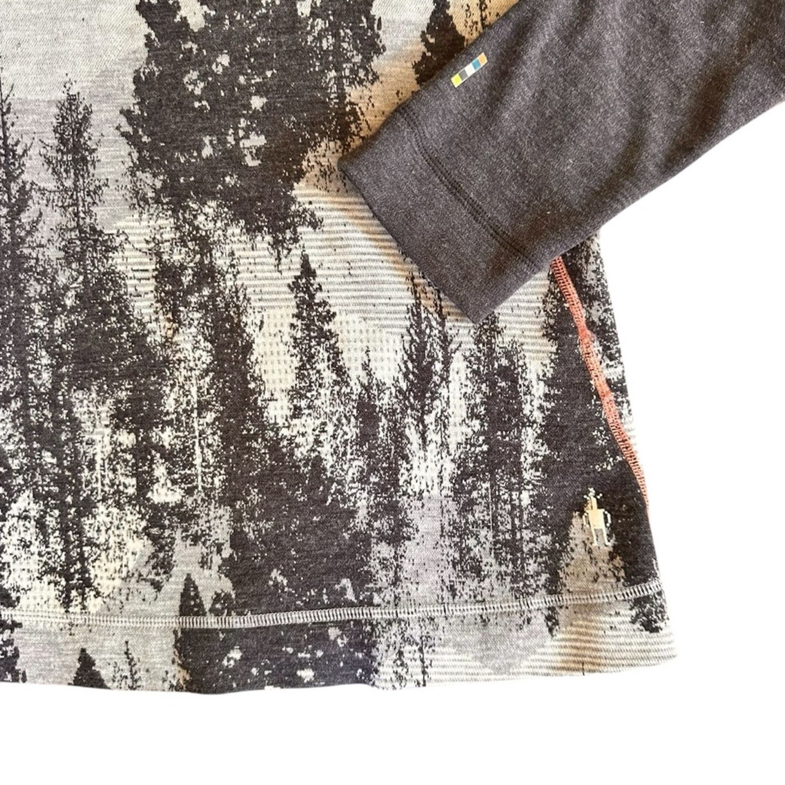 Smartwool Smartwool Merino 250 Baselayer 1/4 Zip – Gray – Size XL Size XL / US 12-14 / IT 48-50 - 4 Thumbnail