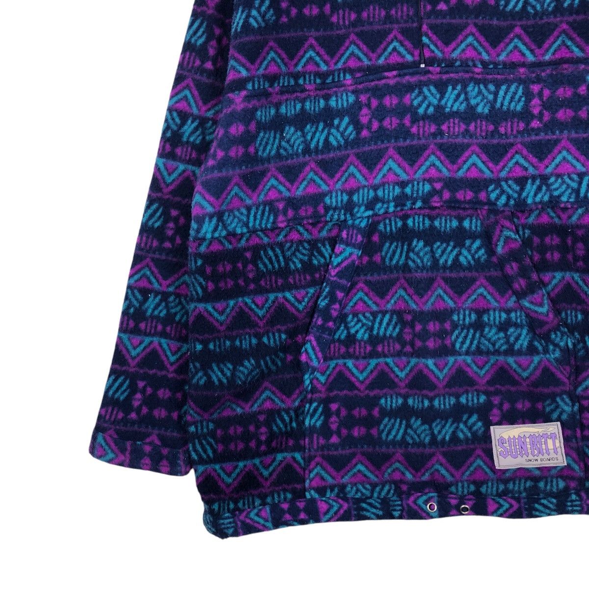 Japanese Brand 📌Vintage Half Zipper Navajo Fleece Jacket Sunbitt SnowBoards Size US M / EU 48-50 / 2 - 5 Thumbnail