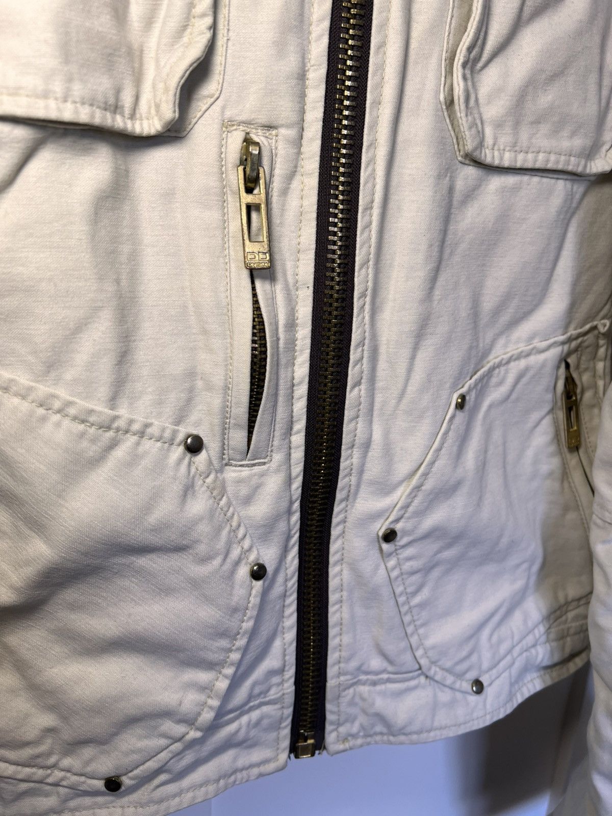 Vintage Vintage J&D Flash men “cyberdog” patch studded work jacket Size US XL / EU 56 / 4 - 7 Thumbnail