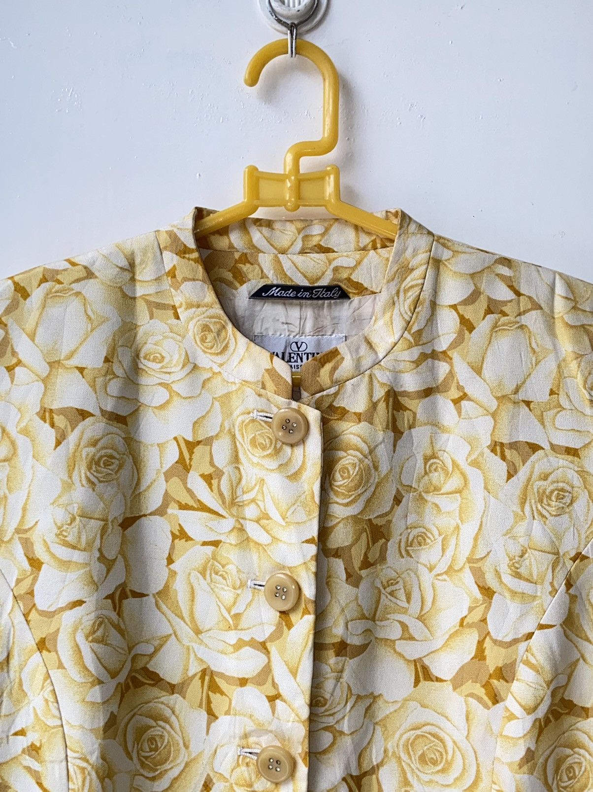 Valentino VALENTINO MISS V Yellow Flower Blazers Size 50L - 10 Thumbnail