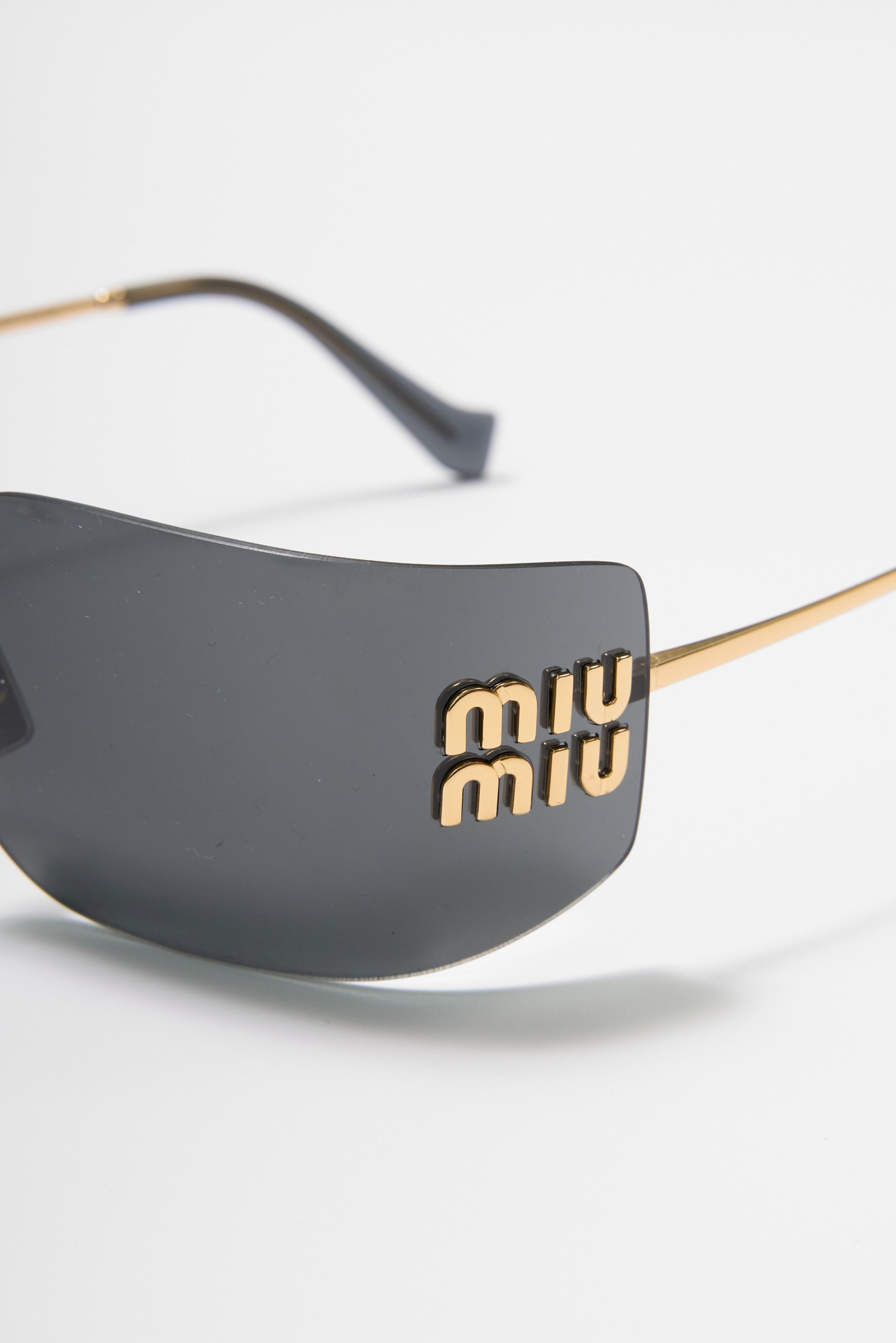 Miu Miu MIU MIU MU 54YS 5AK5S0 Sunglasses DARK GREY Size ONE SIZE - 7 Thumbnail