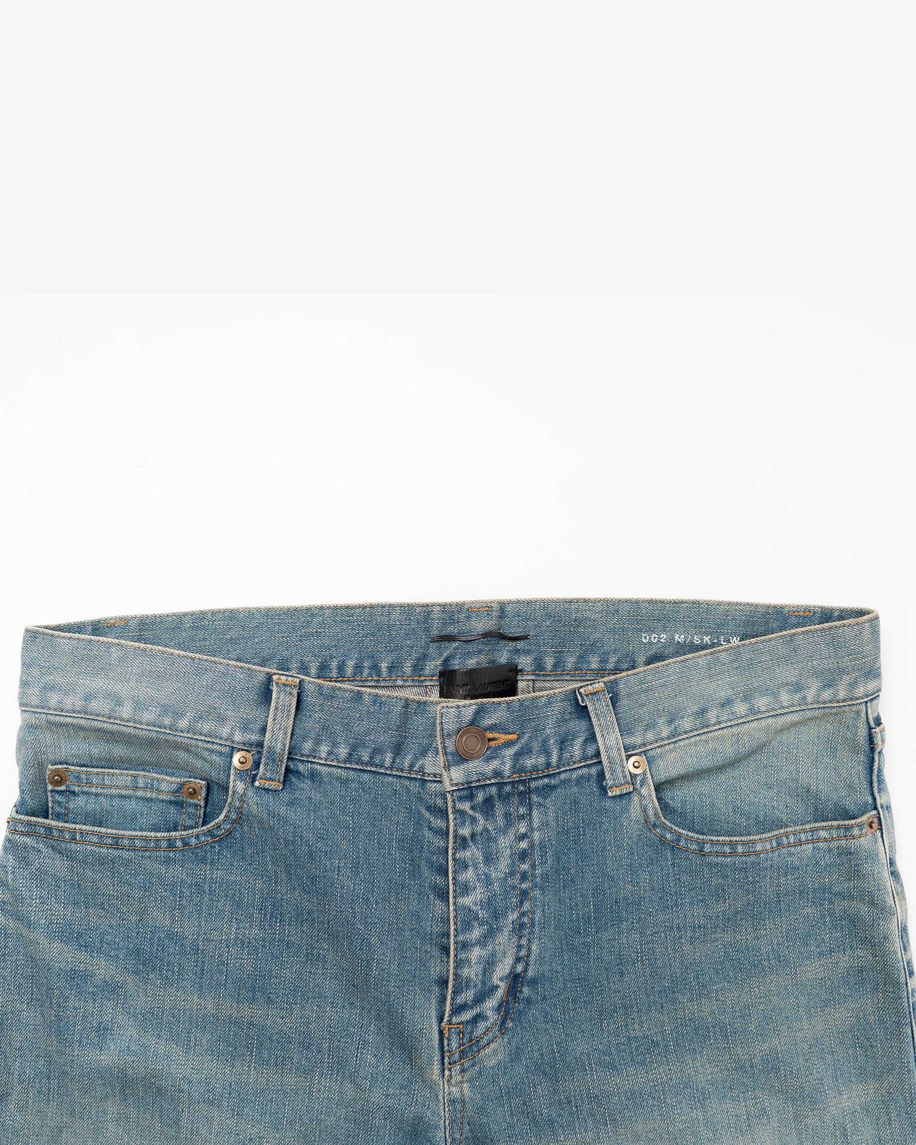 Saint Laurent Paris D02 Washed Knee Rip Denim (2016) Size US 32 / EU 48 - 6 Thumbnail