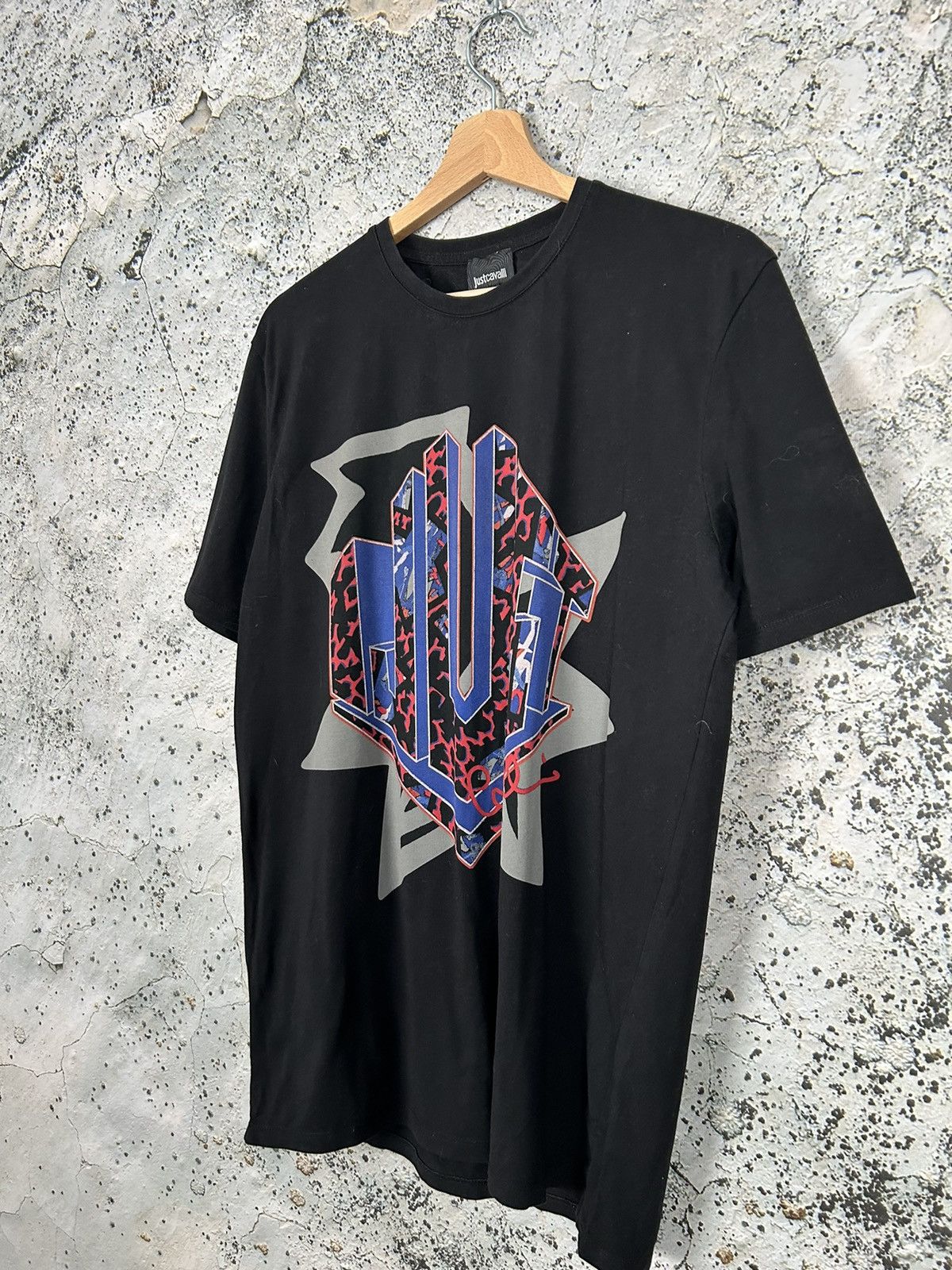 Designer Just Cavalli Graphic Tee Vintage Designer Streetwear Hype Size US XL / EU 56 / 4 - 2 Thumbnail