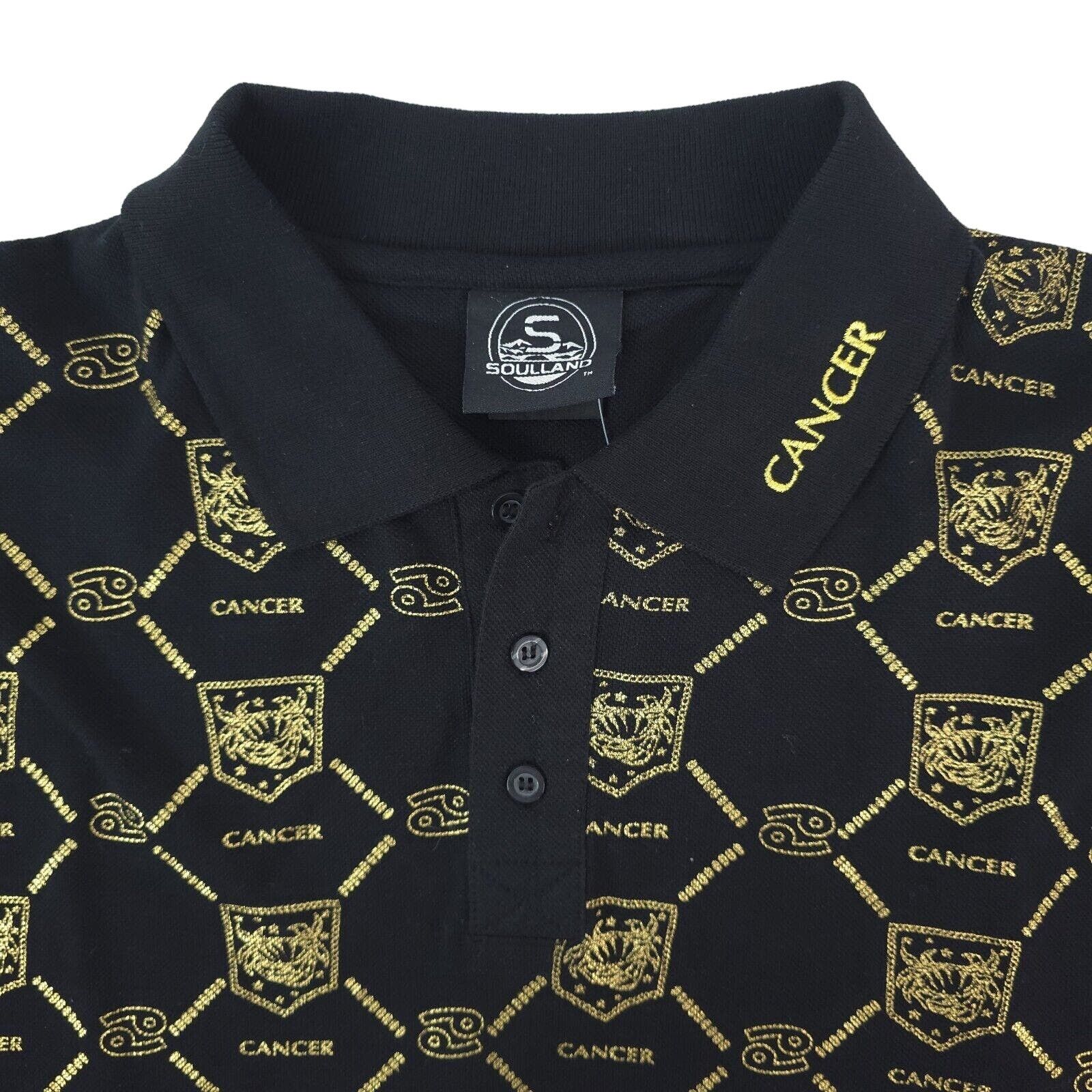 Soulland Soulland Polo Shirt XL Cancer Zodiac Astrology Celestial Y2K Size US XL / EU 56 / 4 - 3 Thumbnail